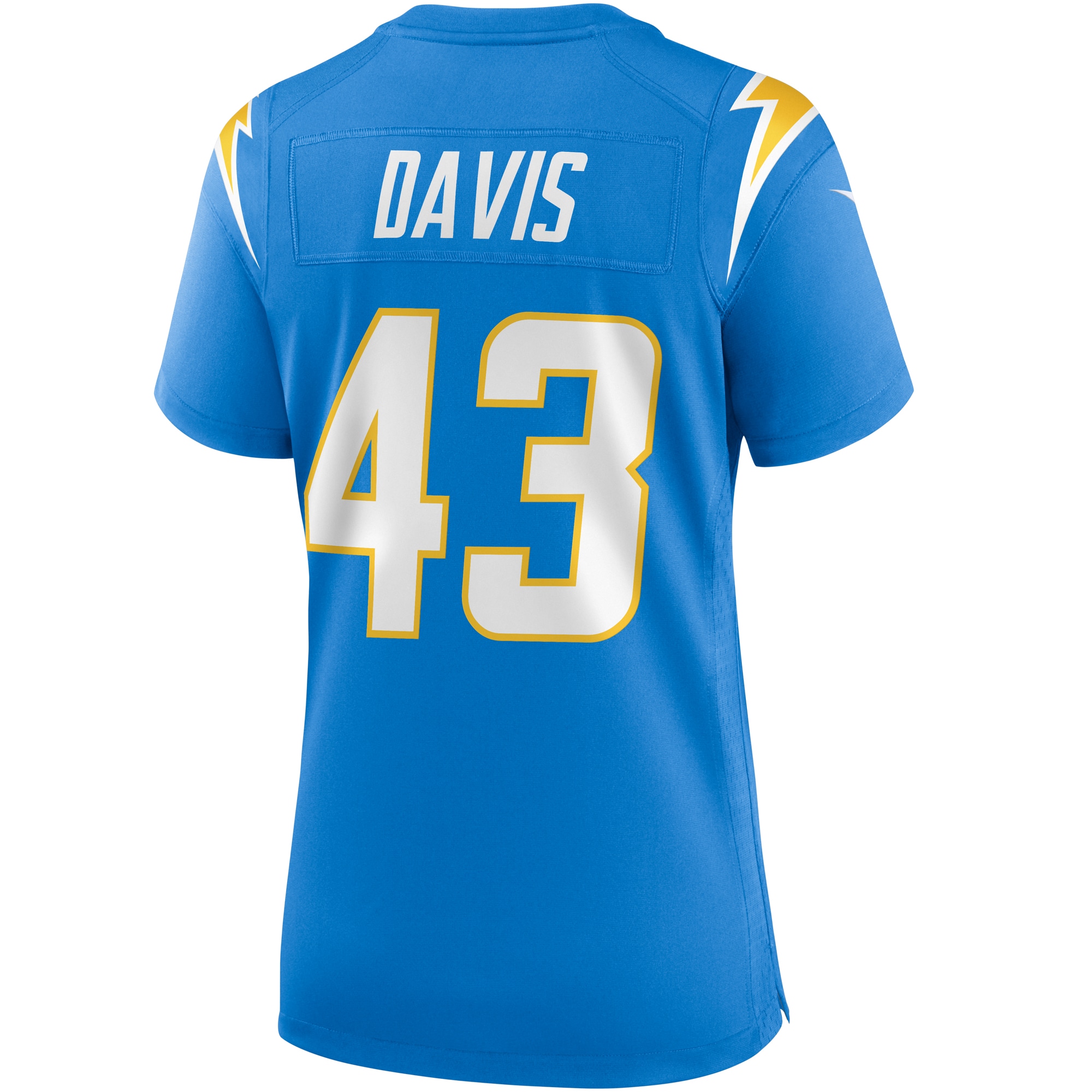 Michael Davis Los Angeles Chargers Women's Game Jersey - Powder Blue