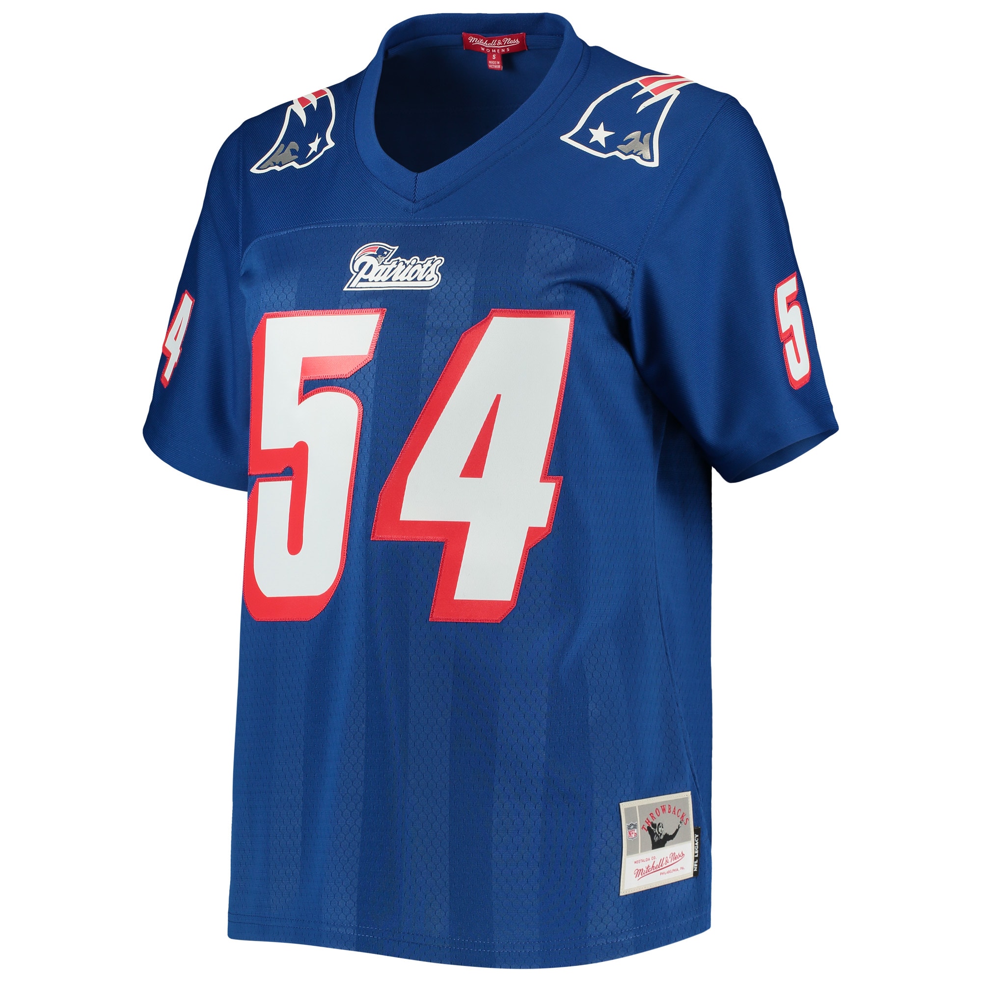 Tedy Bruschi New England Patriots Mitchell & Ness  Women's Legacy Replica Player Jersey - Royal