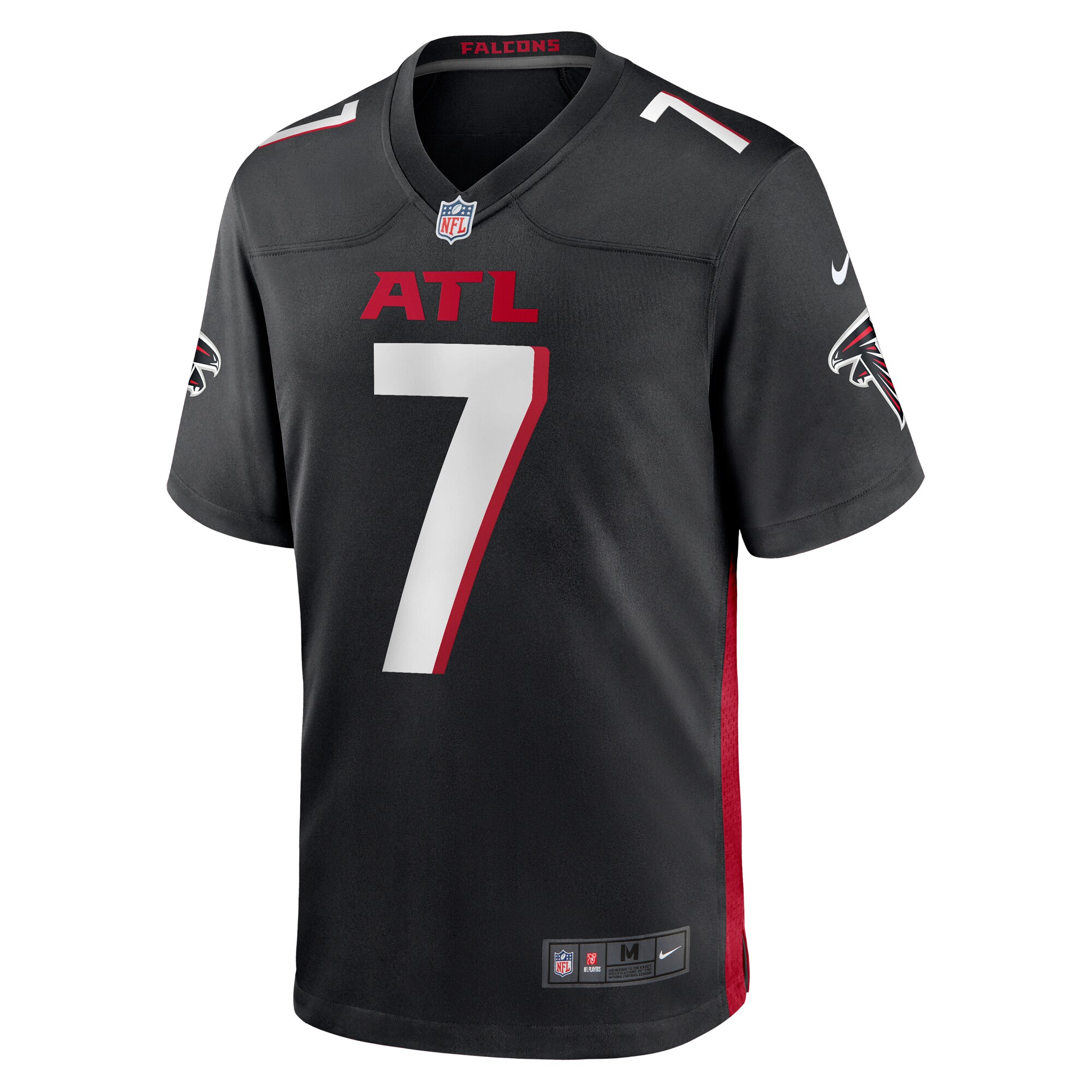 Bijan Robinson Atlanta Falcons2023 NFL Draft First Round Pick Game Jersey - Black