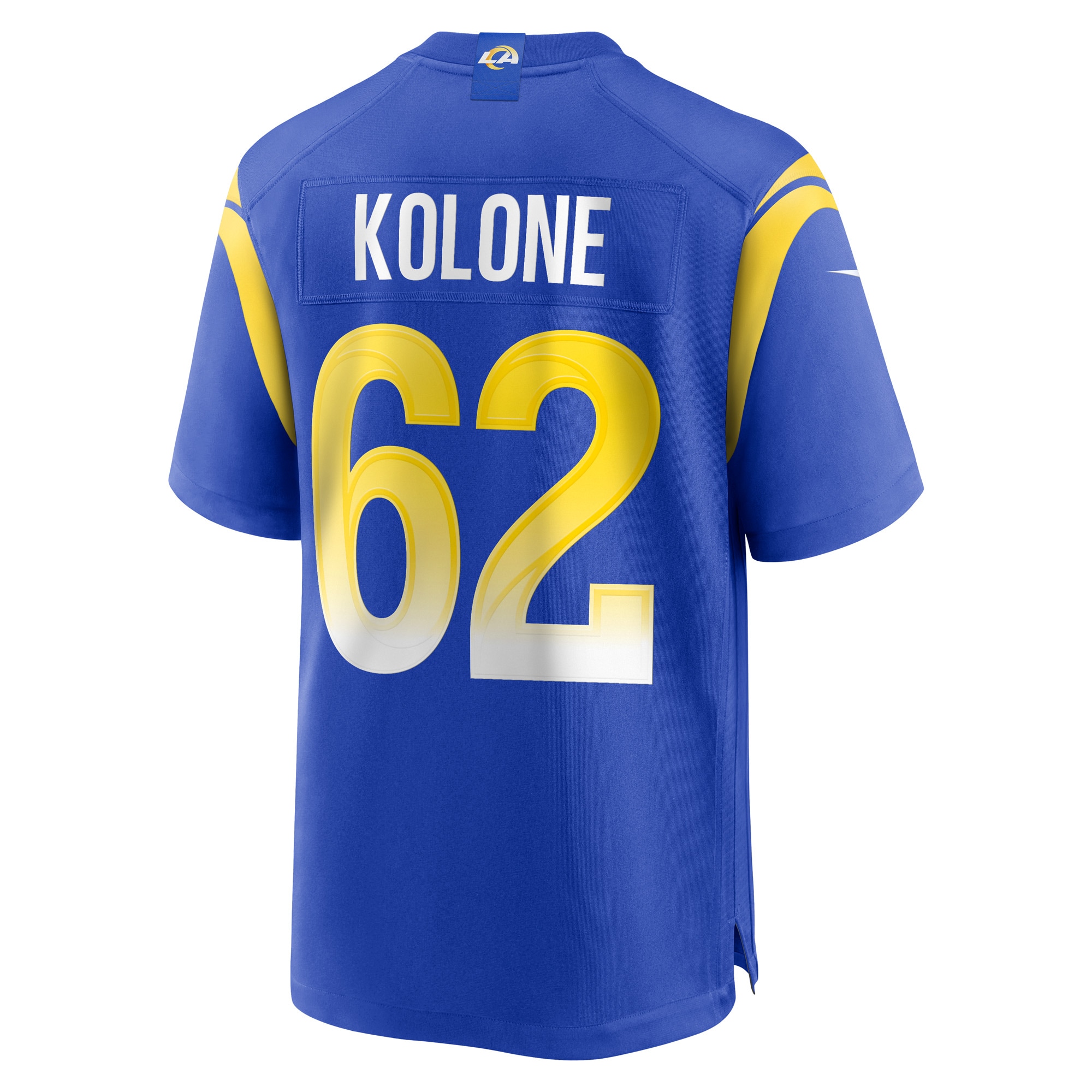 Jeremiah Kolone Los Angeles RamsGame Player Jersey - Royal