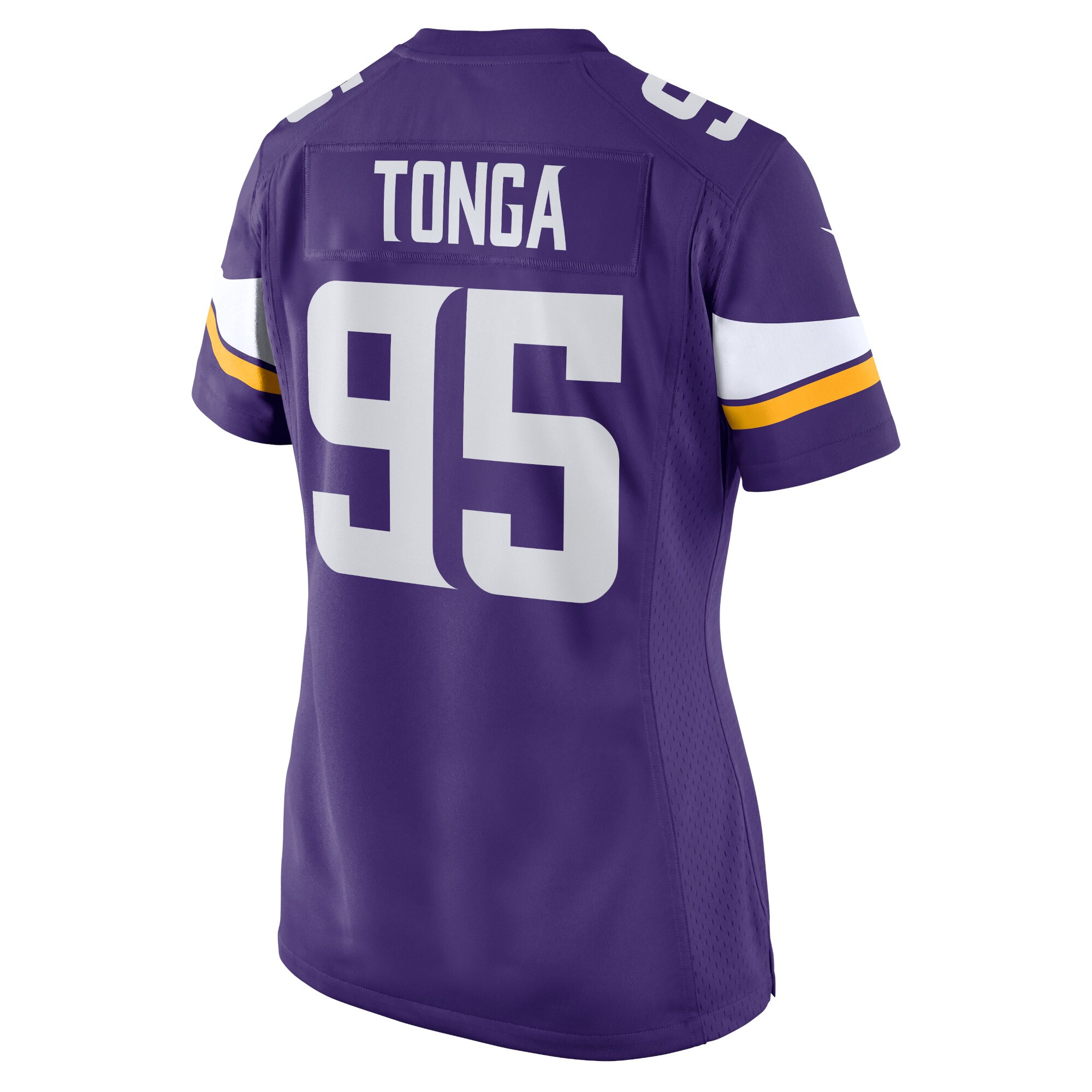 Khyiris Tonga Minnesota Vikings Women's Home Game Player Jersey - Purple