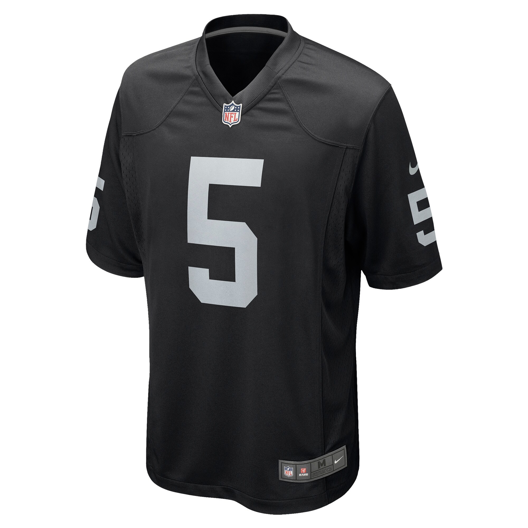Divine Deablo Las Vegas RaidersPlayer Game Jersey - Black