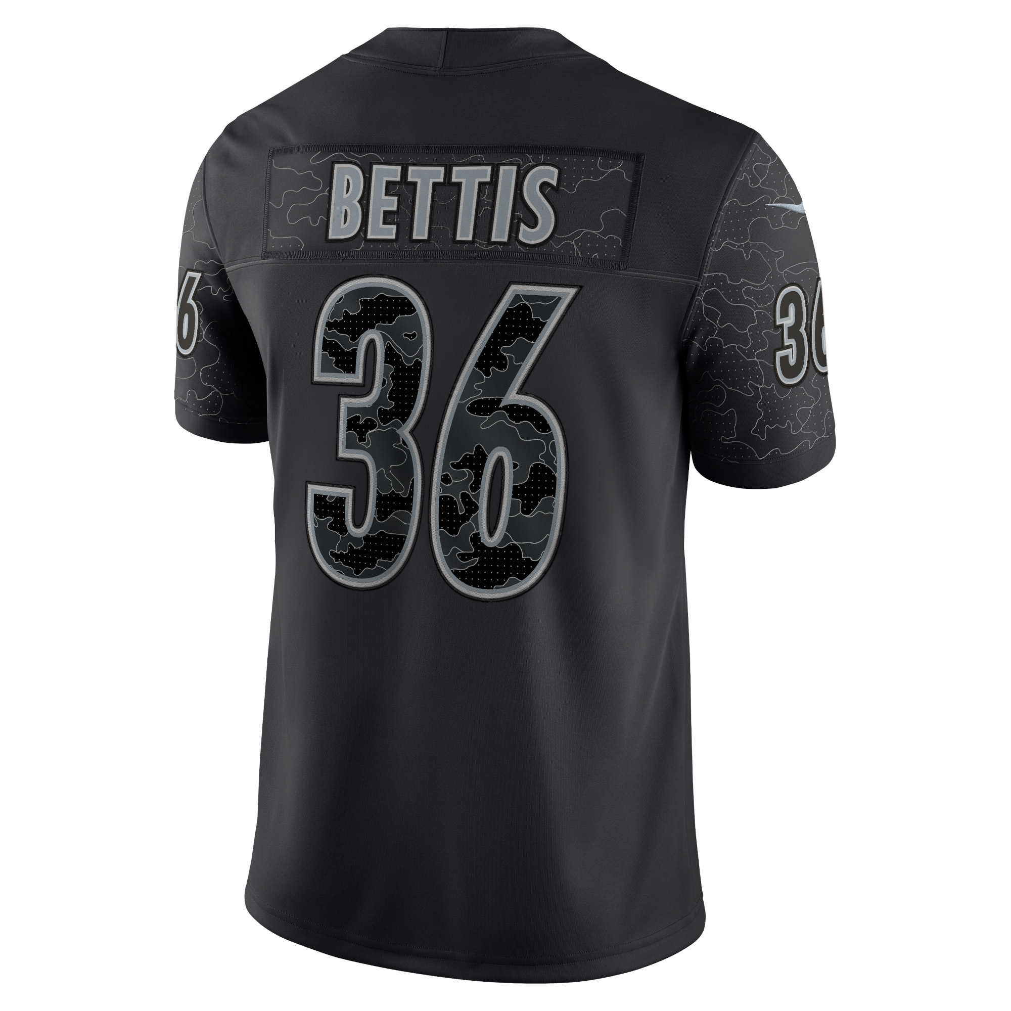 Jerome Bettis Pittsburgh SteelersRetired Player RFLCTV Limited Jersey - Black