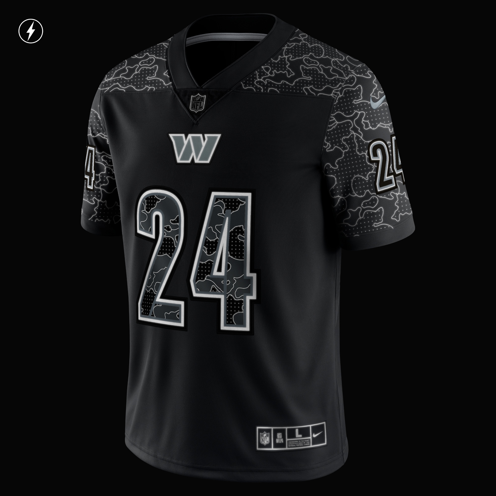 Antonio Gibson Washington CommandersRFLCTV Limited Jersey - Black