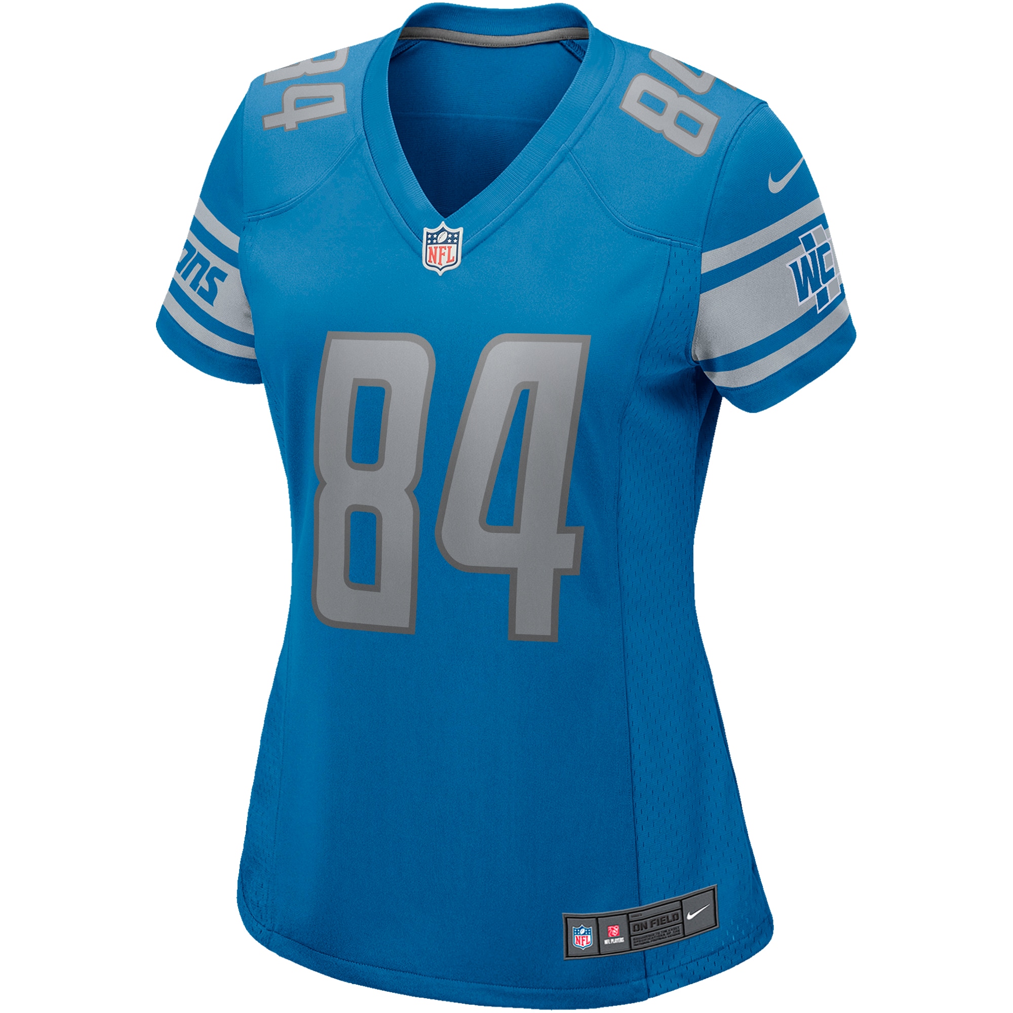 Herman Moore Detroit Lions Women's Game Retired Player Jersey - Blue