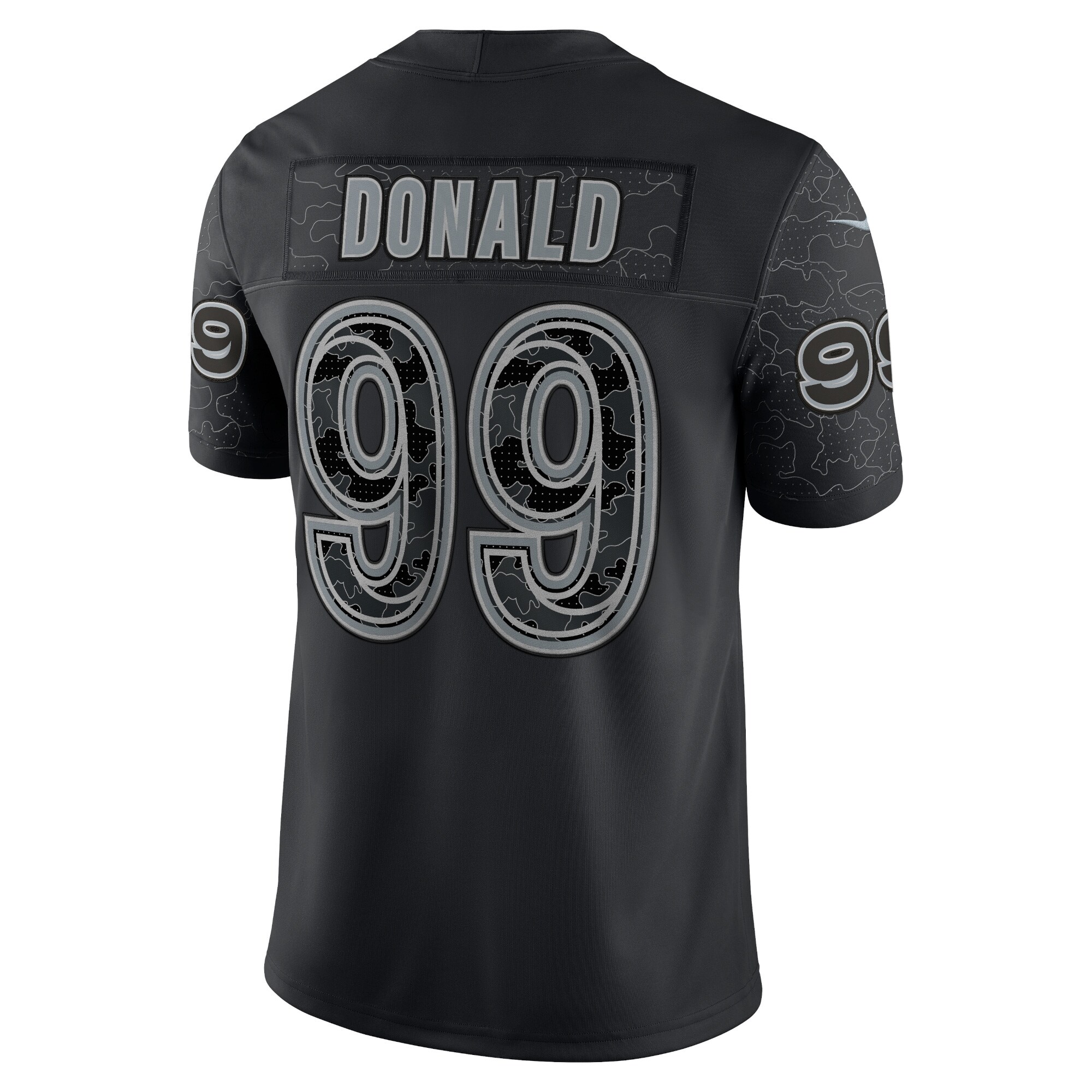 Aaron Donald Los Angeles RamsRFLCTV Limited Jersey - Black