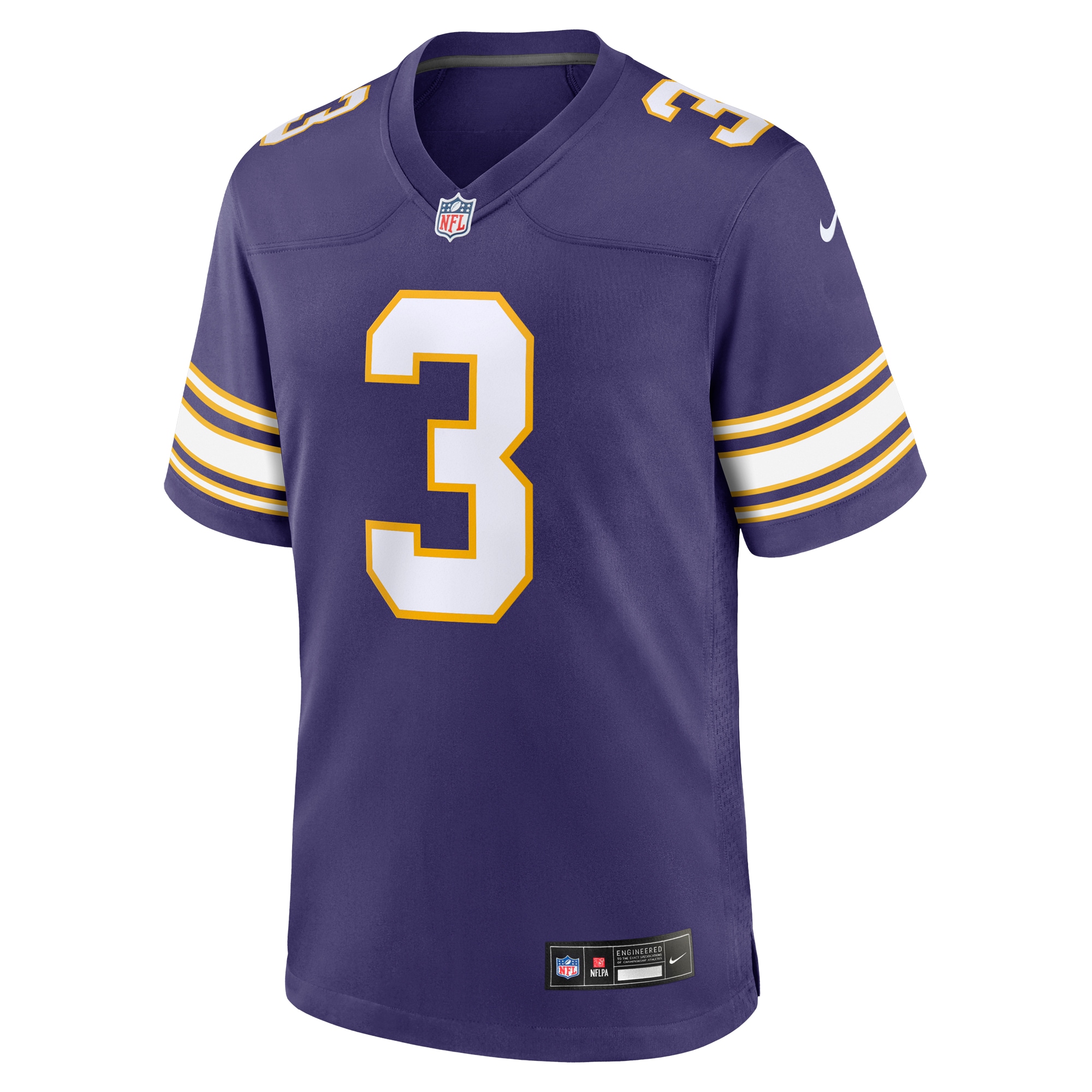 Jordan Addison Minnesota VikingsClassic Player Game Jersey - Purple