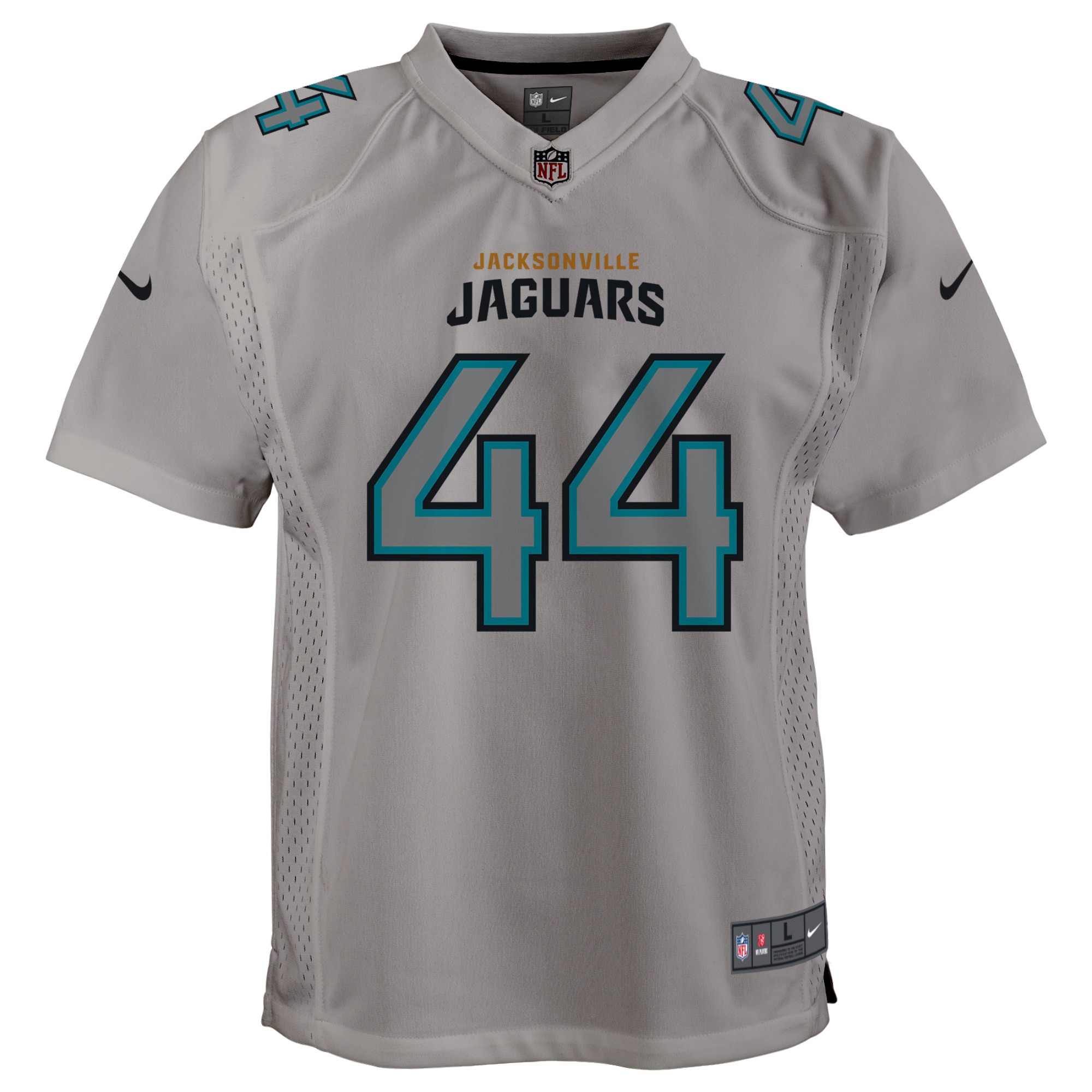 Travon Walker Jacksonville JaguarsYouth Atmosphere Game Jersey - Gray