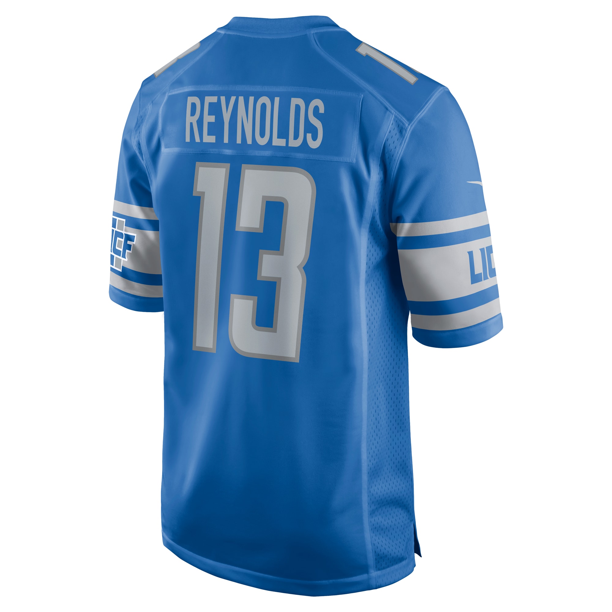 Craig Reynolds Detroit LionsGame Player Jersey - Blue