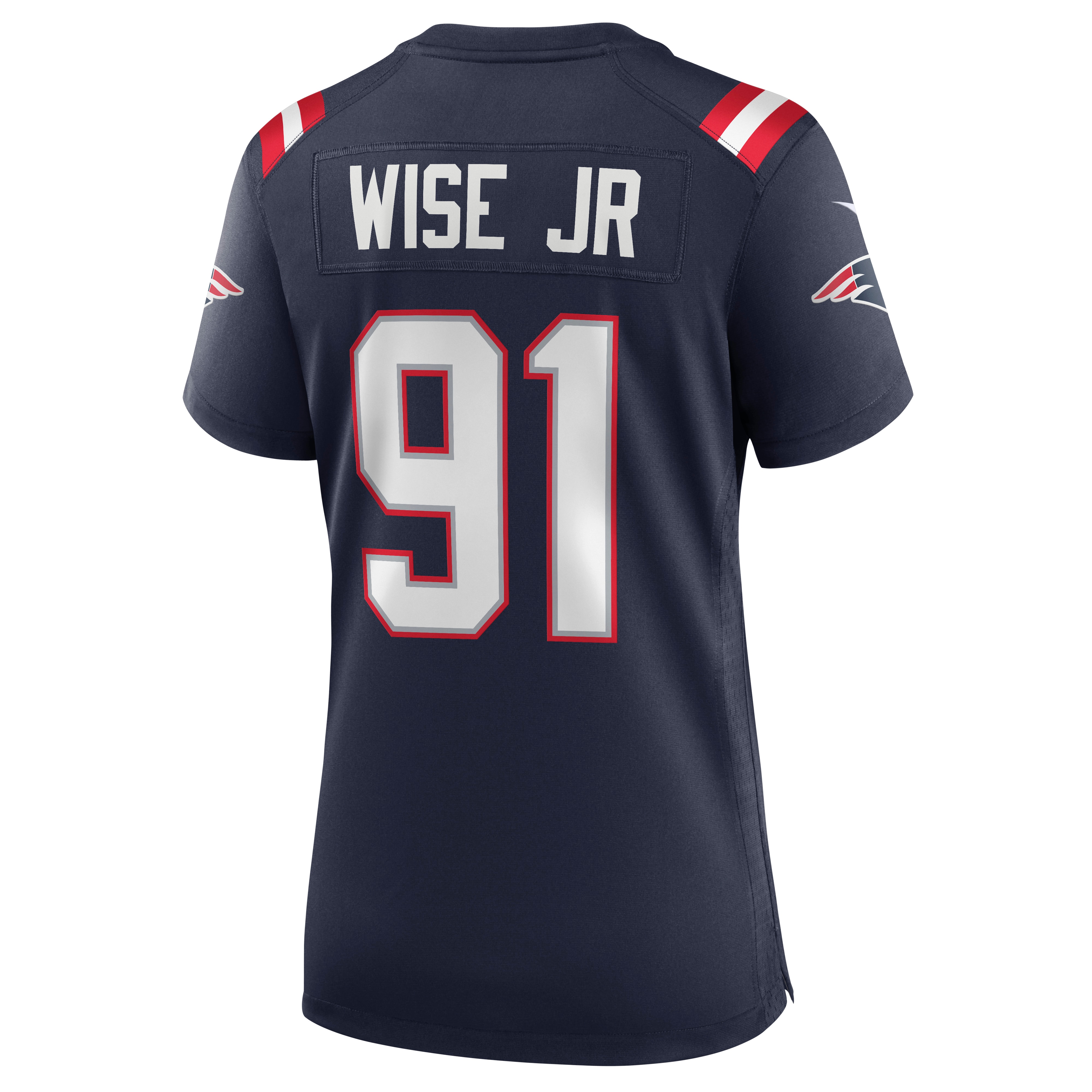 Deatrich Wise Jr. New England Patriots Women's Game Jersey - Navy