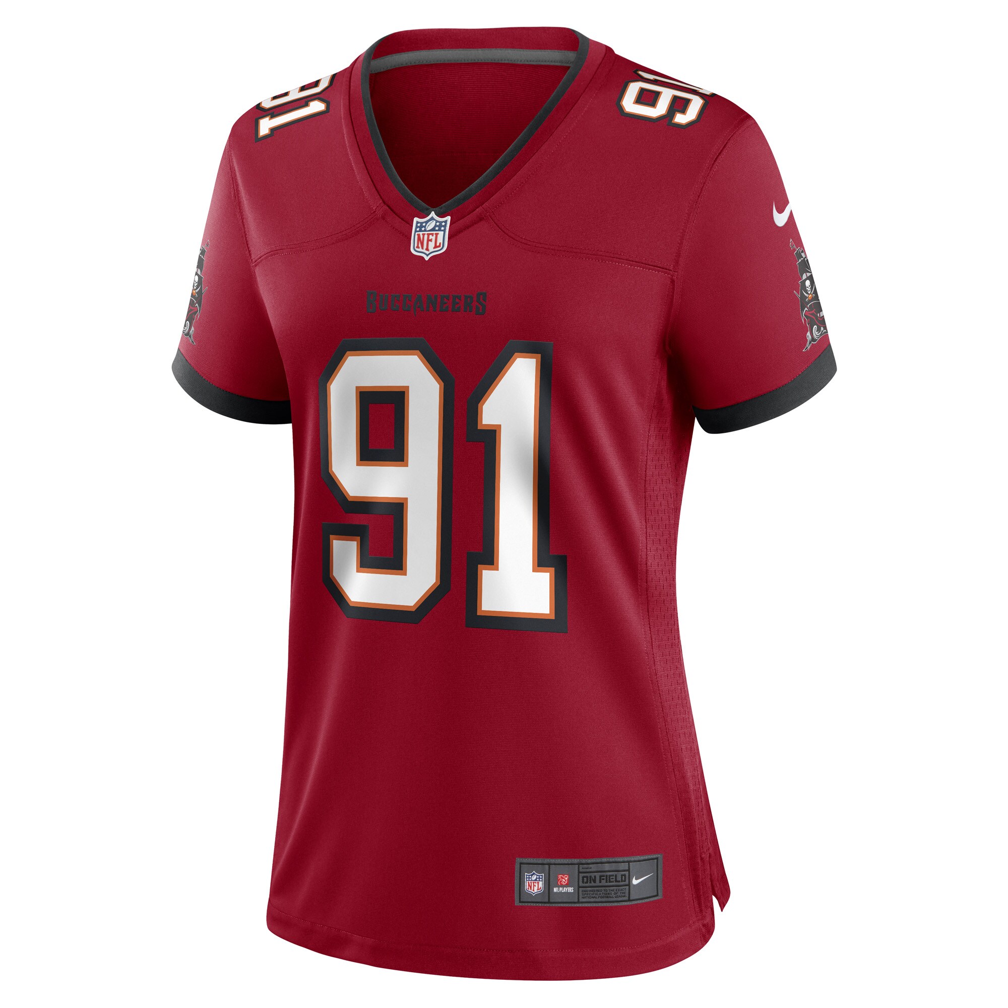 Mike Greene Tampa Bay Buccaneers Women's Game Player Jersey - Red