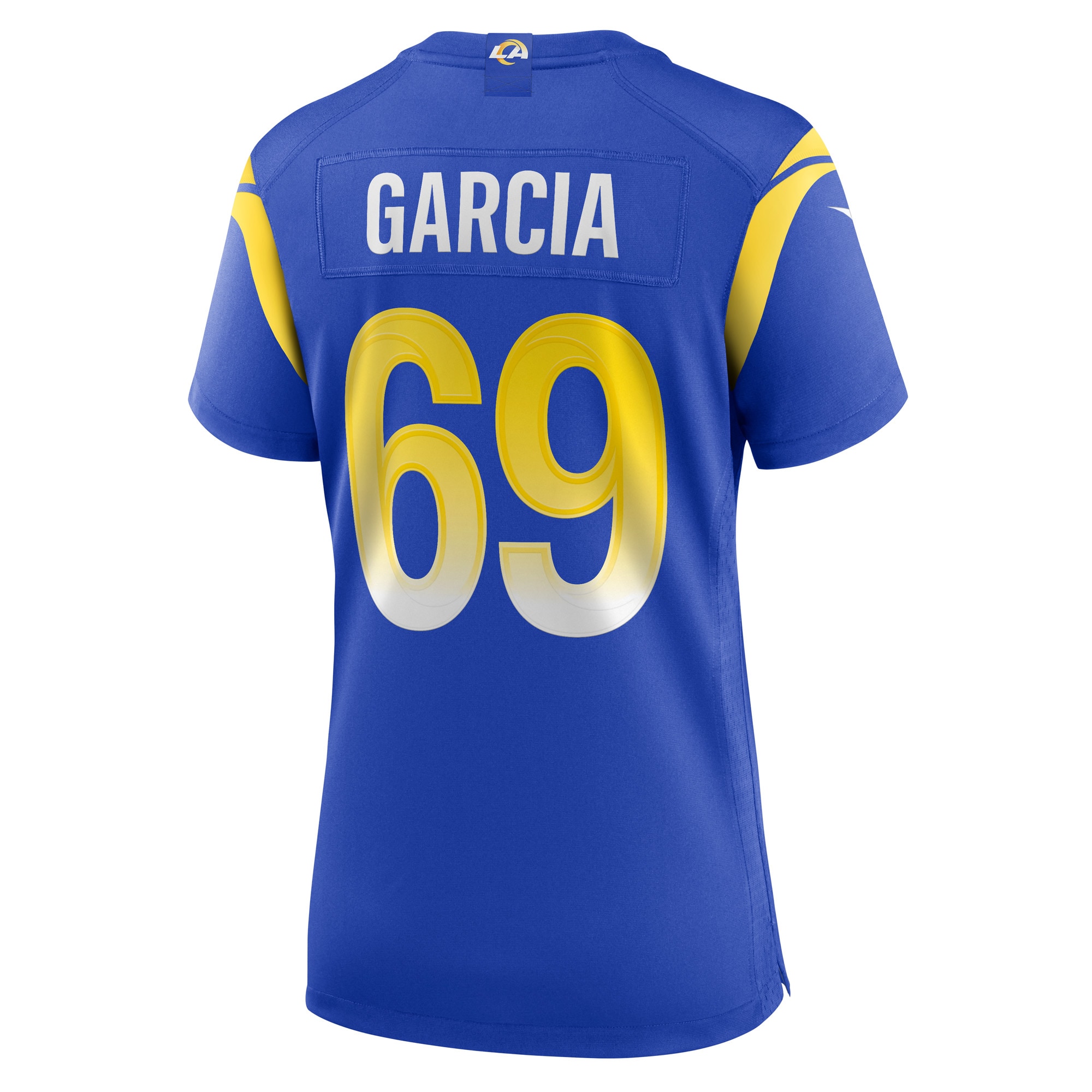 Elijah Garcia Los Angeles Rams Women's Game Player Jersey - Royal