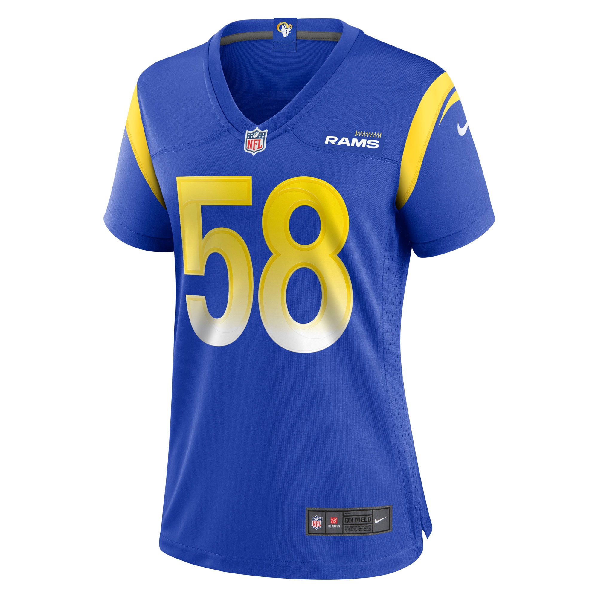 Justin Hollins Los Angeles Rams Women's Game Jersey - Royal