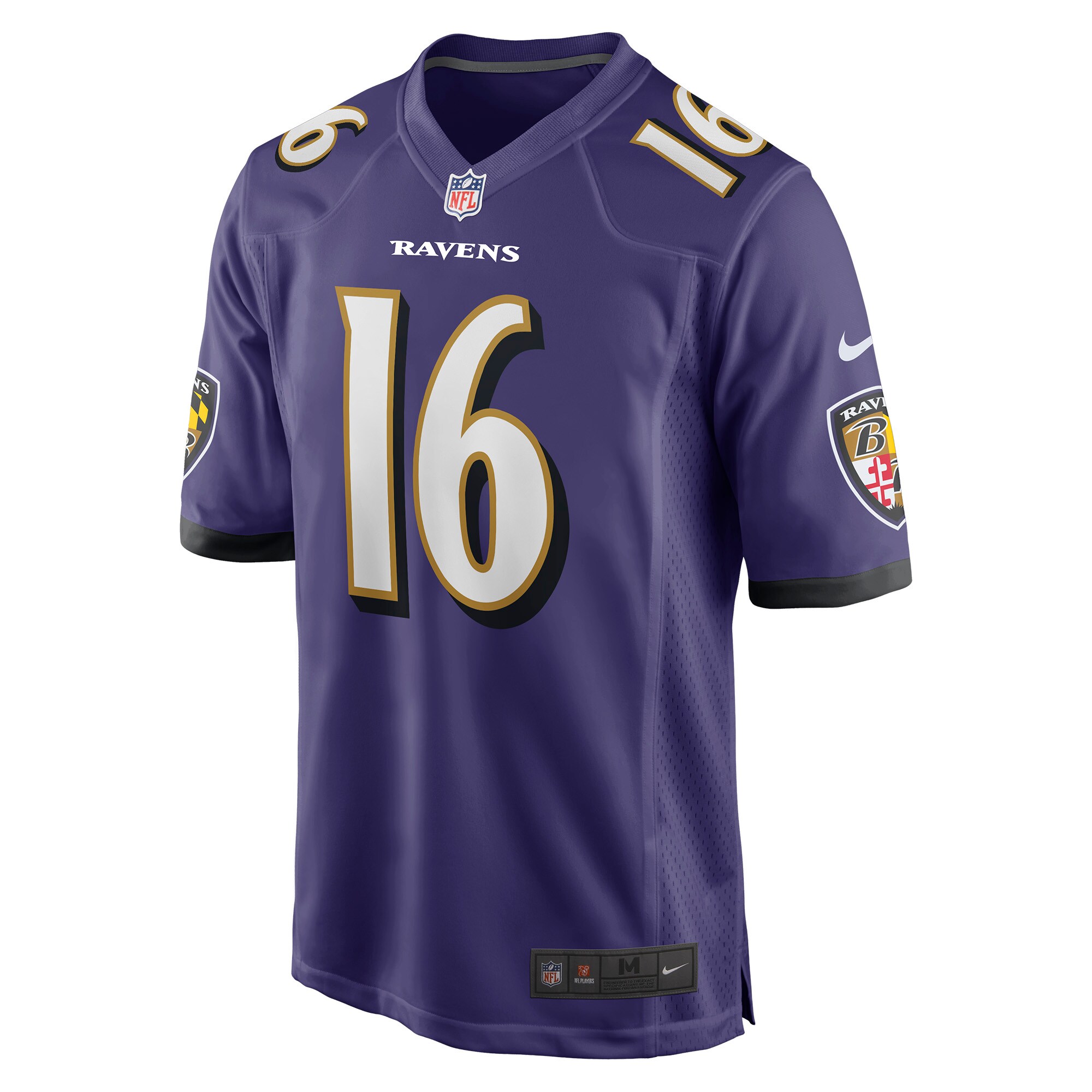 Tylan Wallace Baltimore RavensGame Jersey - Purple