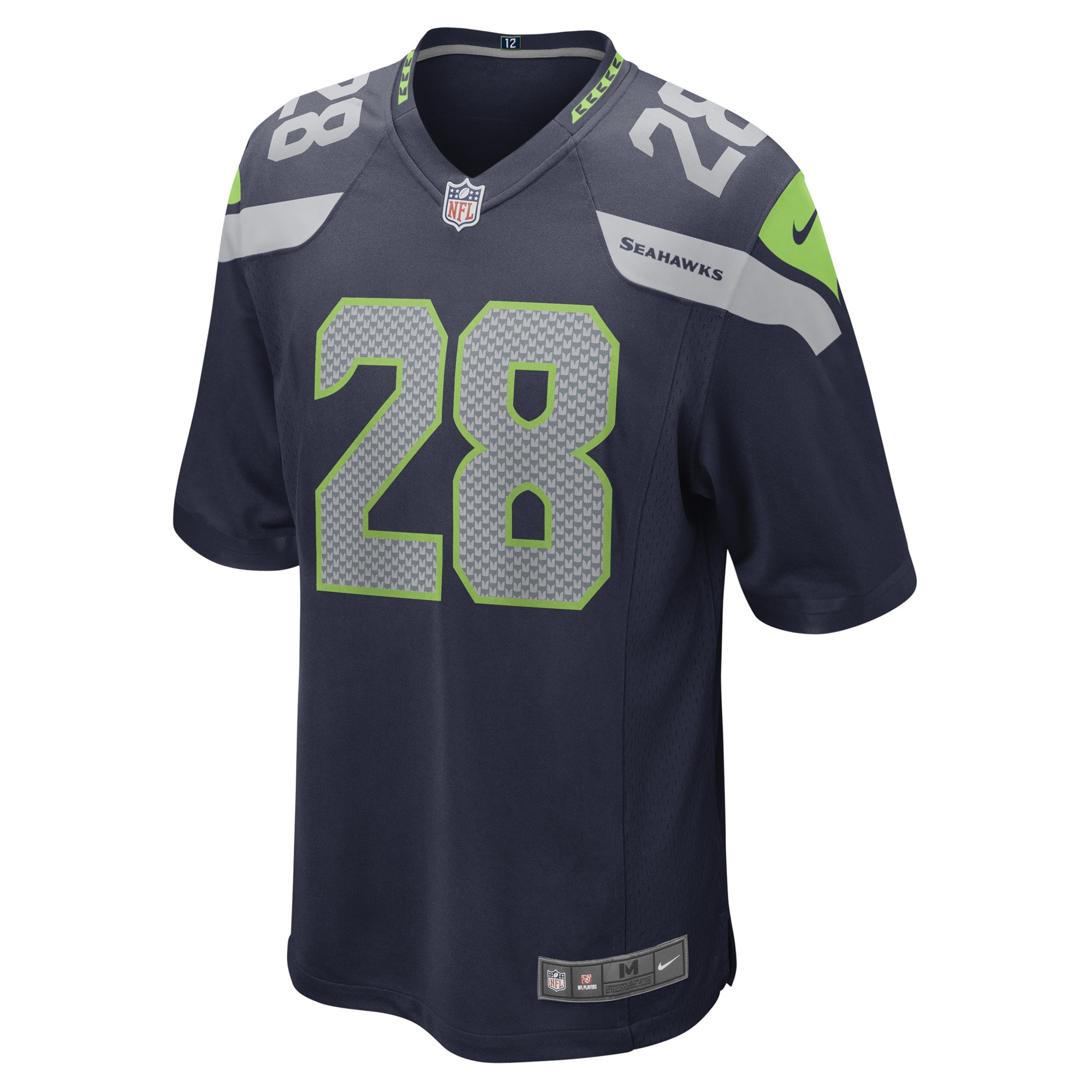 Justin Coleman Seattle SeahawksGame Player Jersey - College Navy