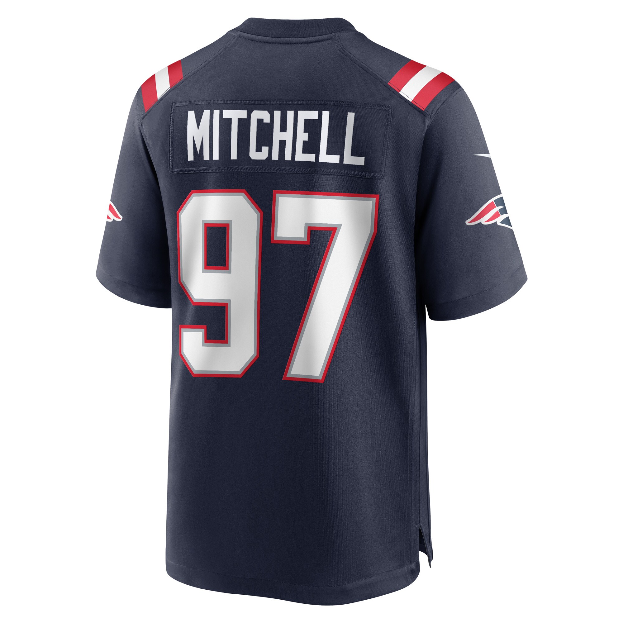 DaMarcus Mitchell New England PatriotsGame Player Jersey - Navy