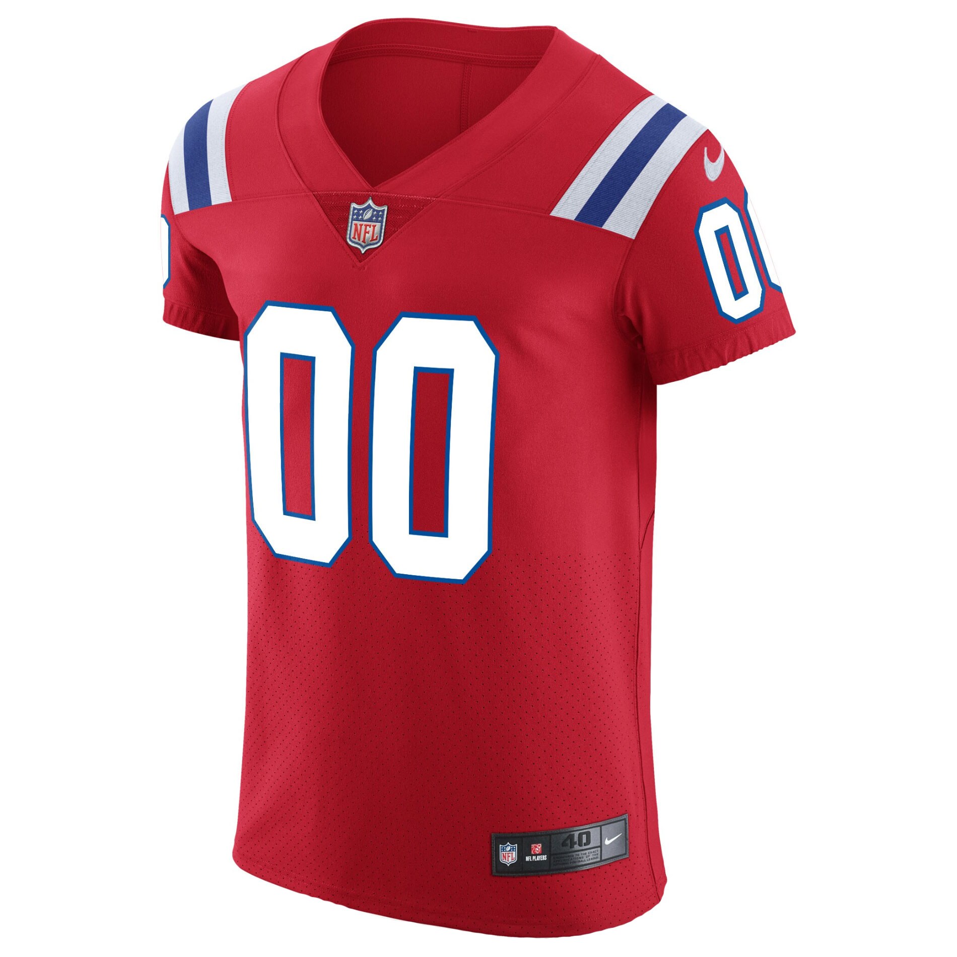 New England PatriotsVapor Untouchable Custom Elite Jersey - Red