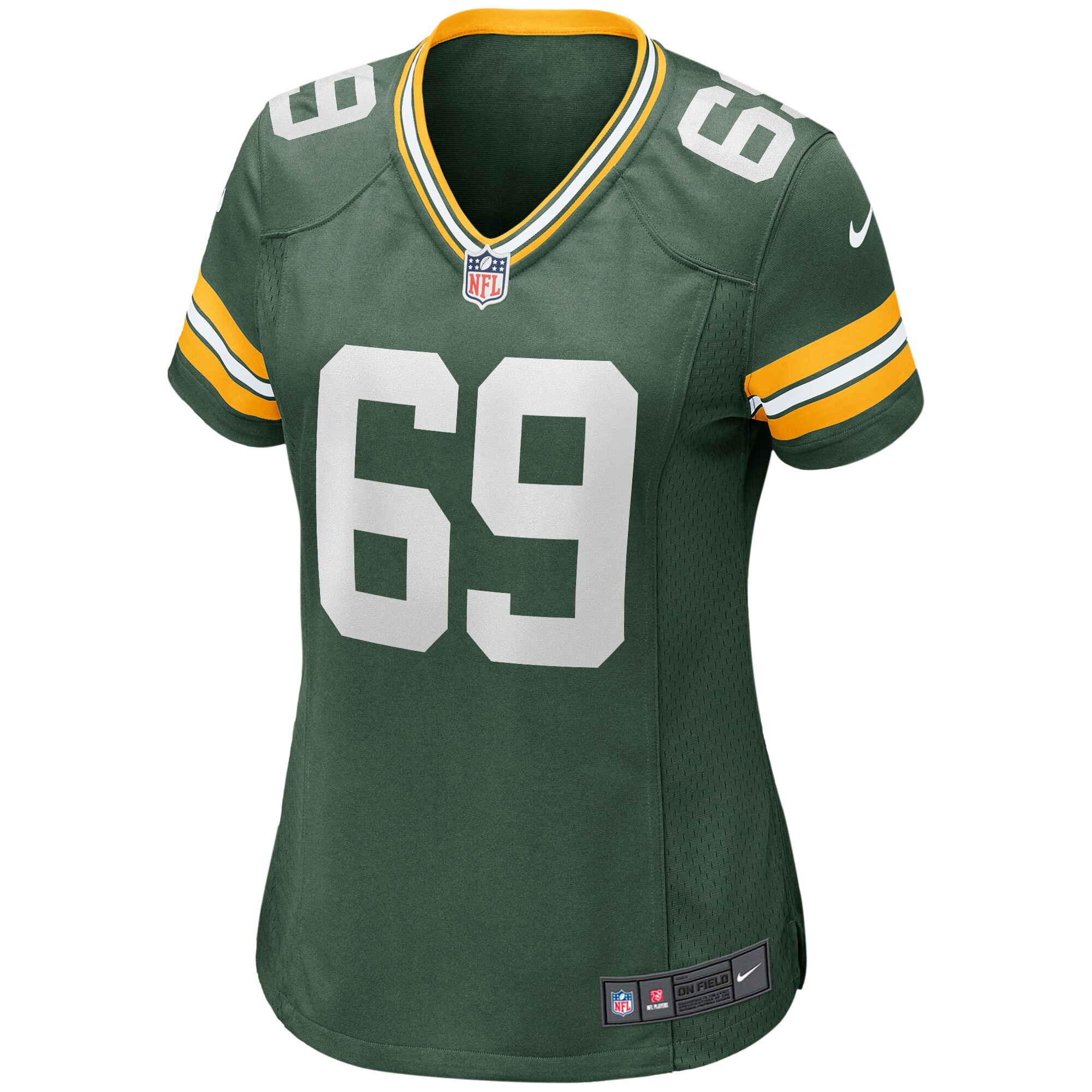 David Bakhtiari Green Bay Packers Women's Game Player Jersey - Green