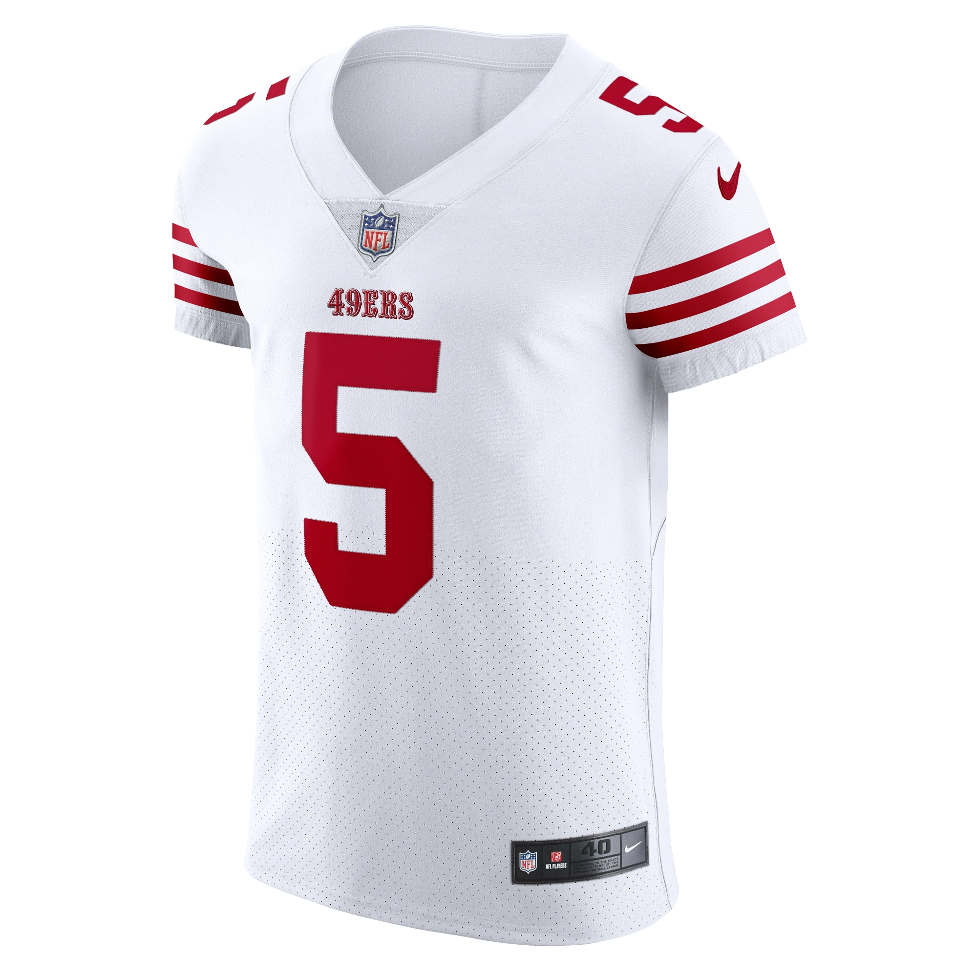 Trey Lance San Francisco 49ersVapor Elite Jersey - White