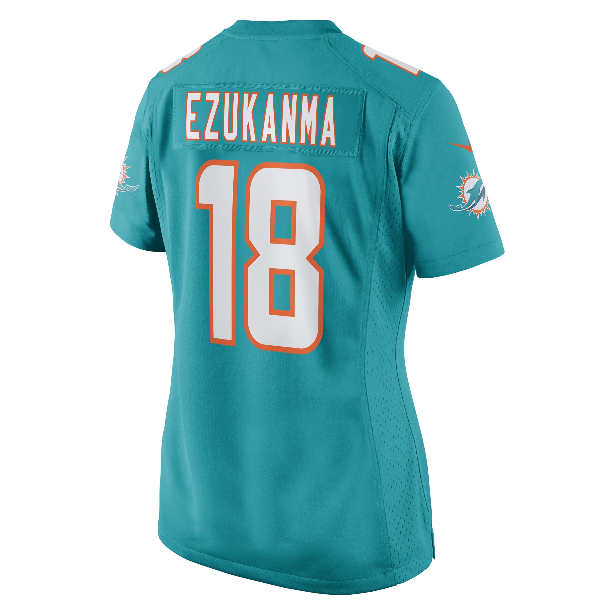 Erik Ezukanma Miami Dolphins Women's Game Player Jersey - Aqua