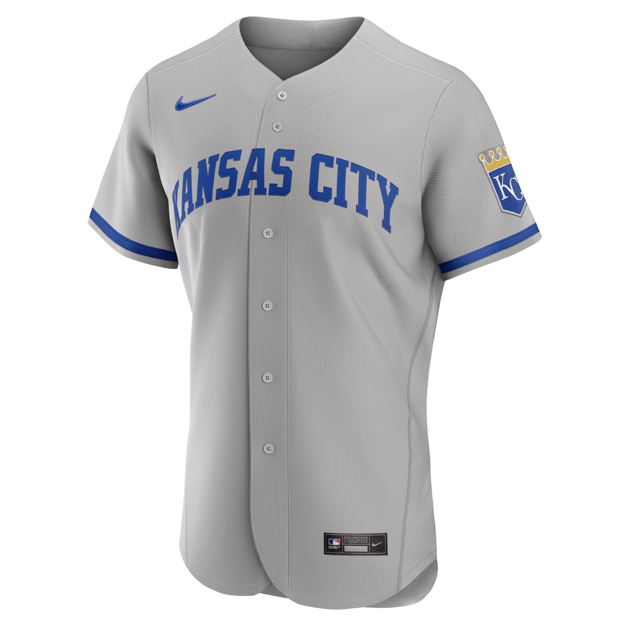 Kansas City Royals2022 Road Authentic Jersey - Gray