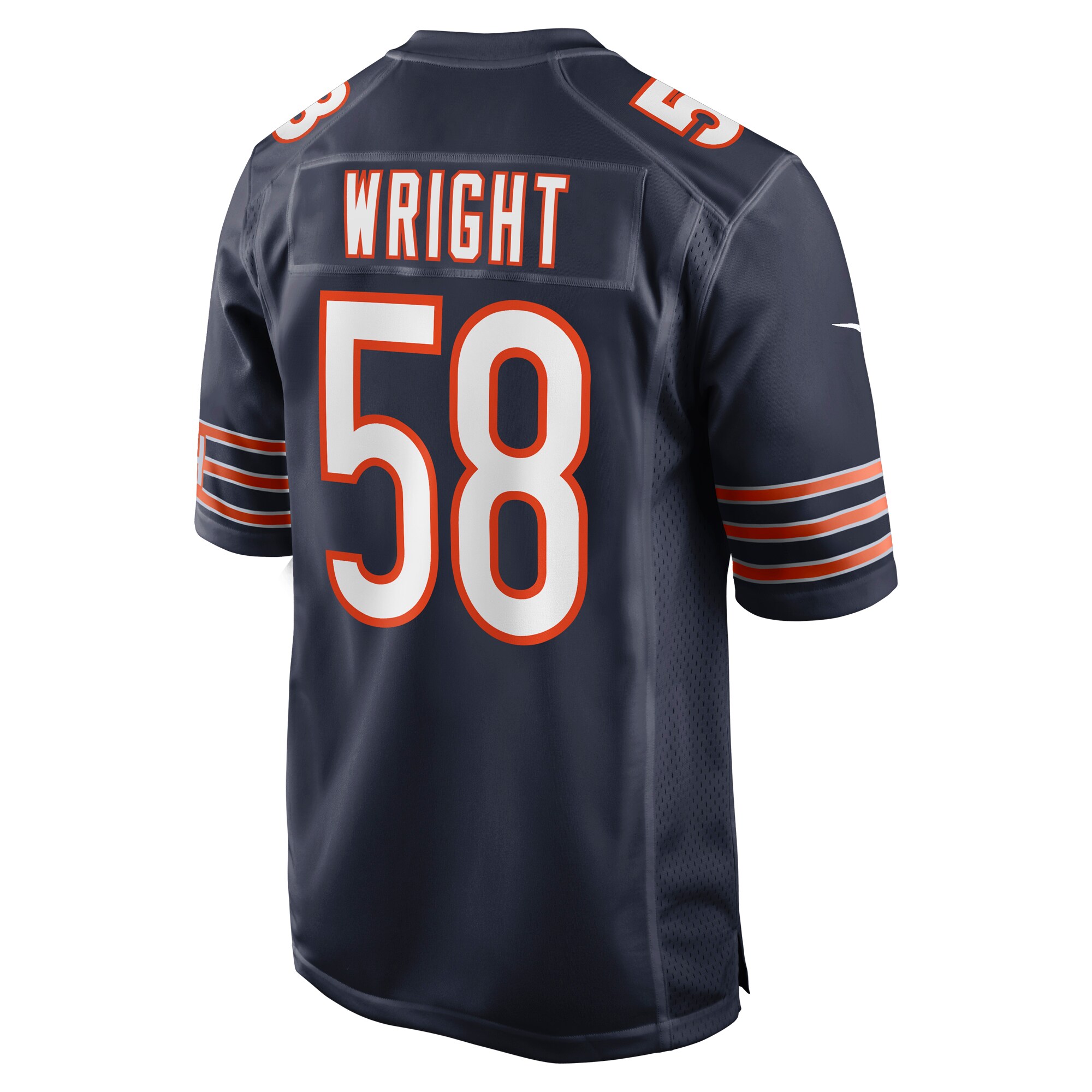 Darnell Wright Chicago Bears2023 NFL Draft First Round Pick Game Jersey - Navy