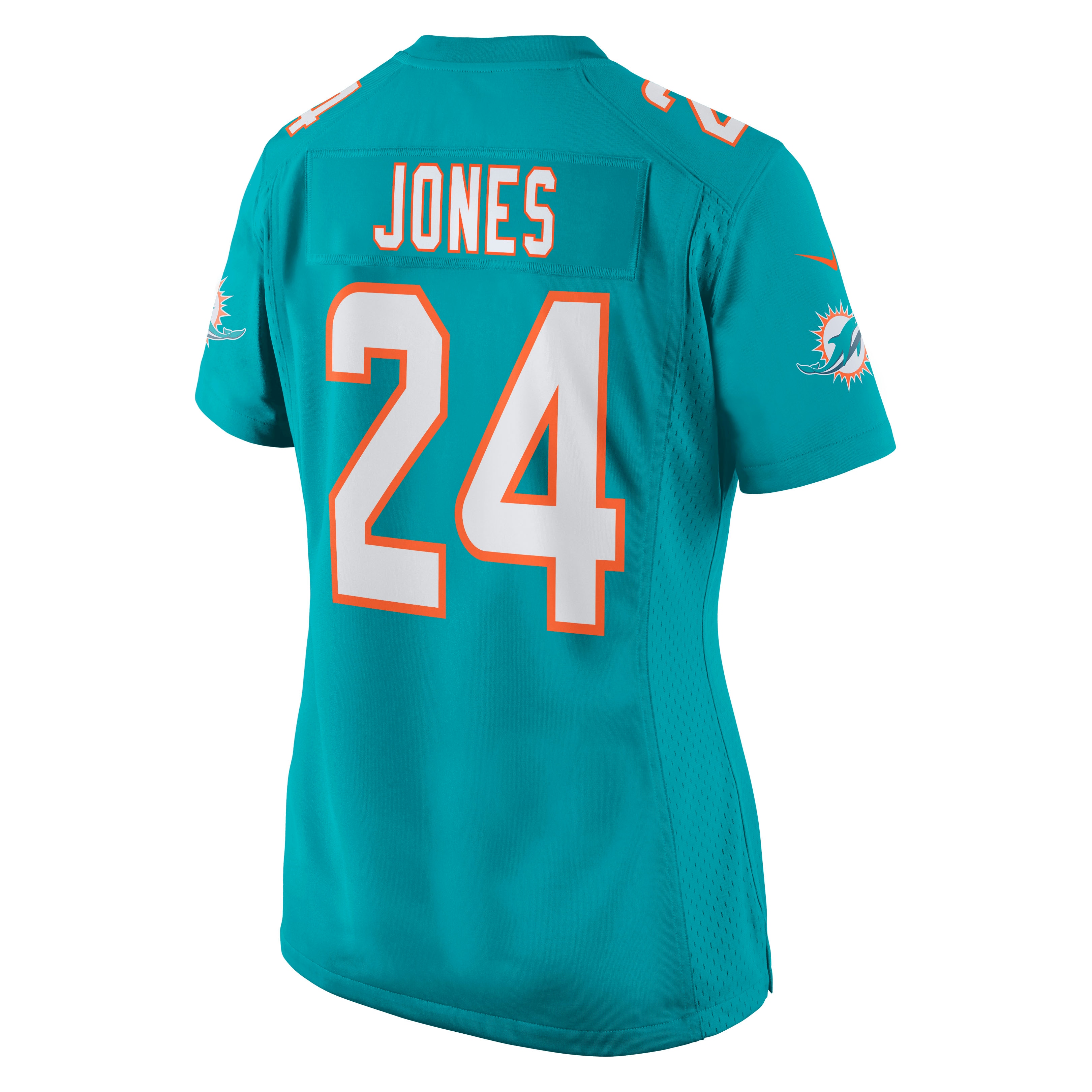 Byron Jones Miami Dolphins Women's Game Jersey - Aqua