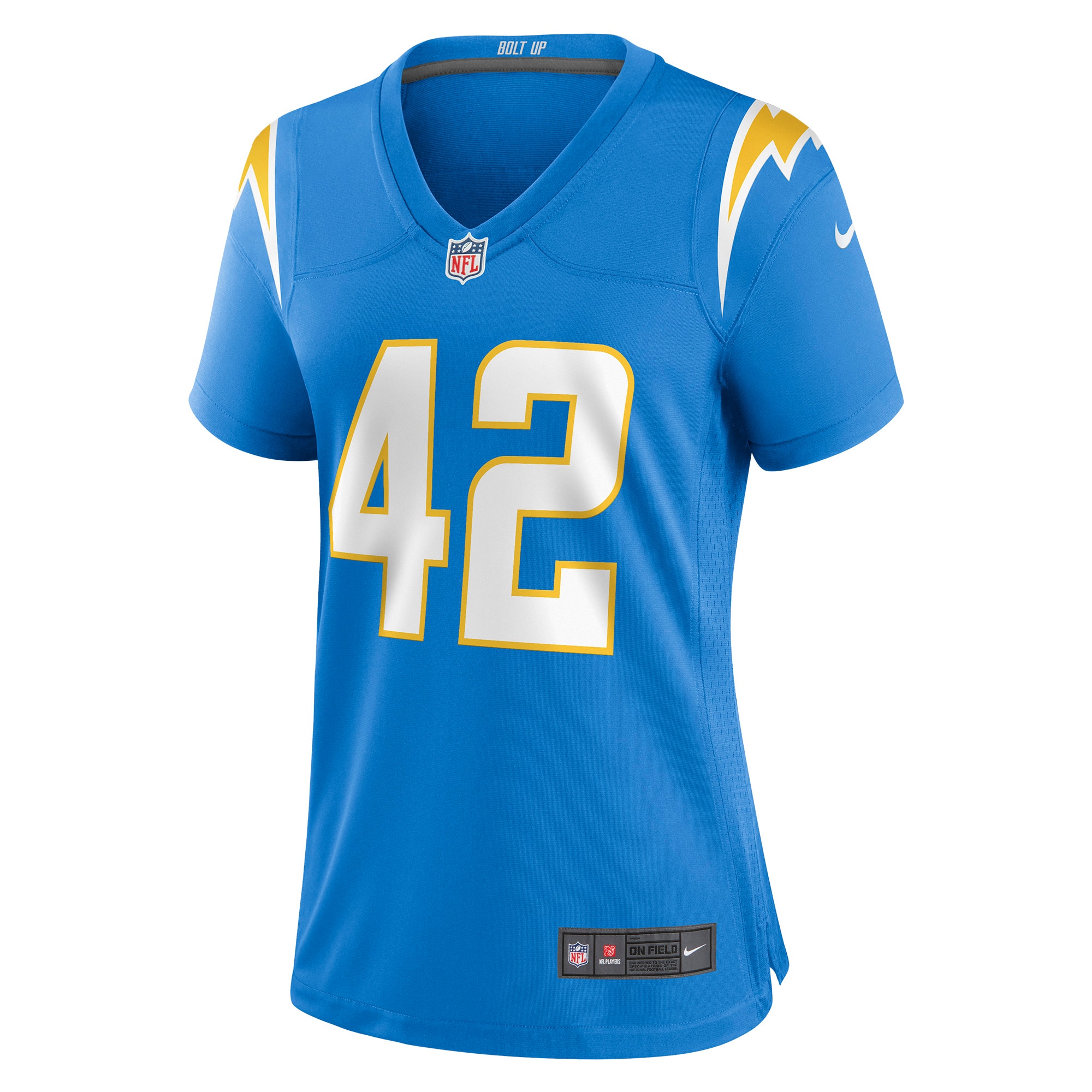 Troy Reeder Los Angeles Chargers Women's Game Jersey - Powder Blue
