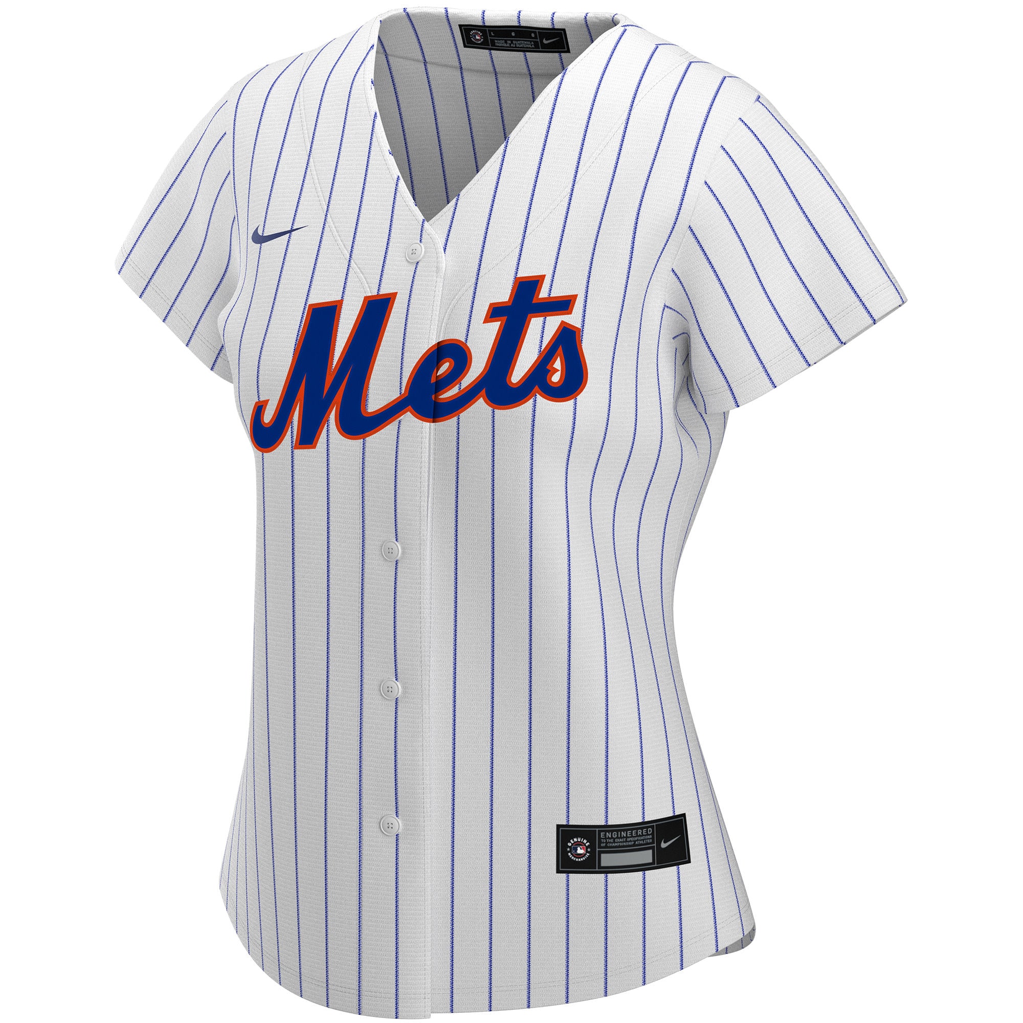 New York Mets Women's Home Replica Custom Jersey - White