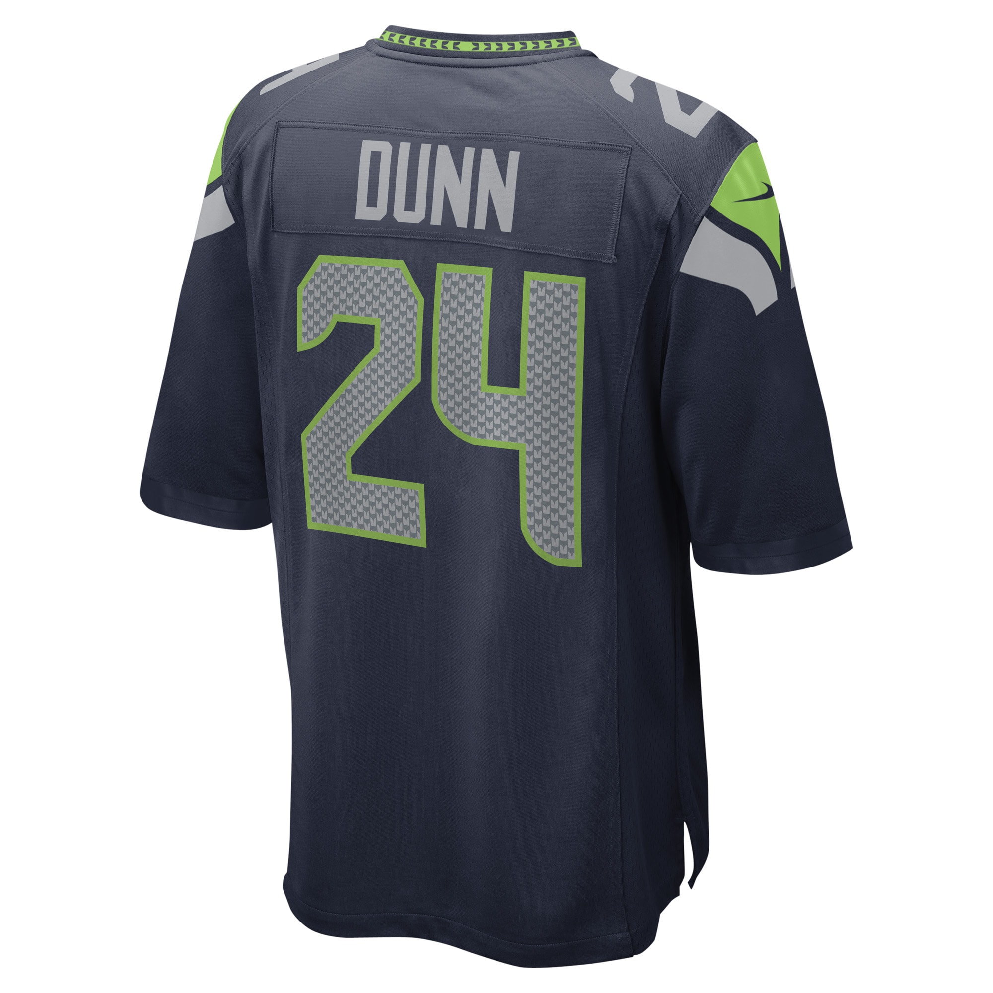 Isaiah Dunn Seattle SeahawksGame Player Jersey - College Navy