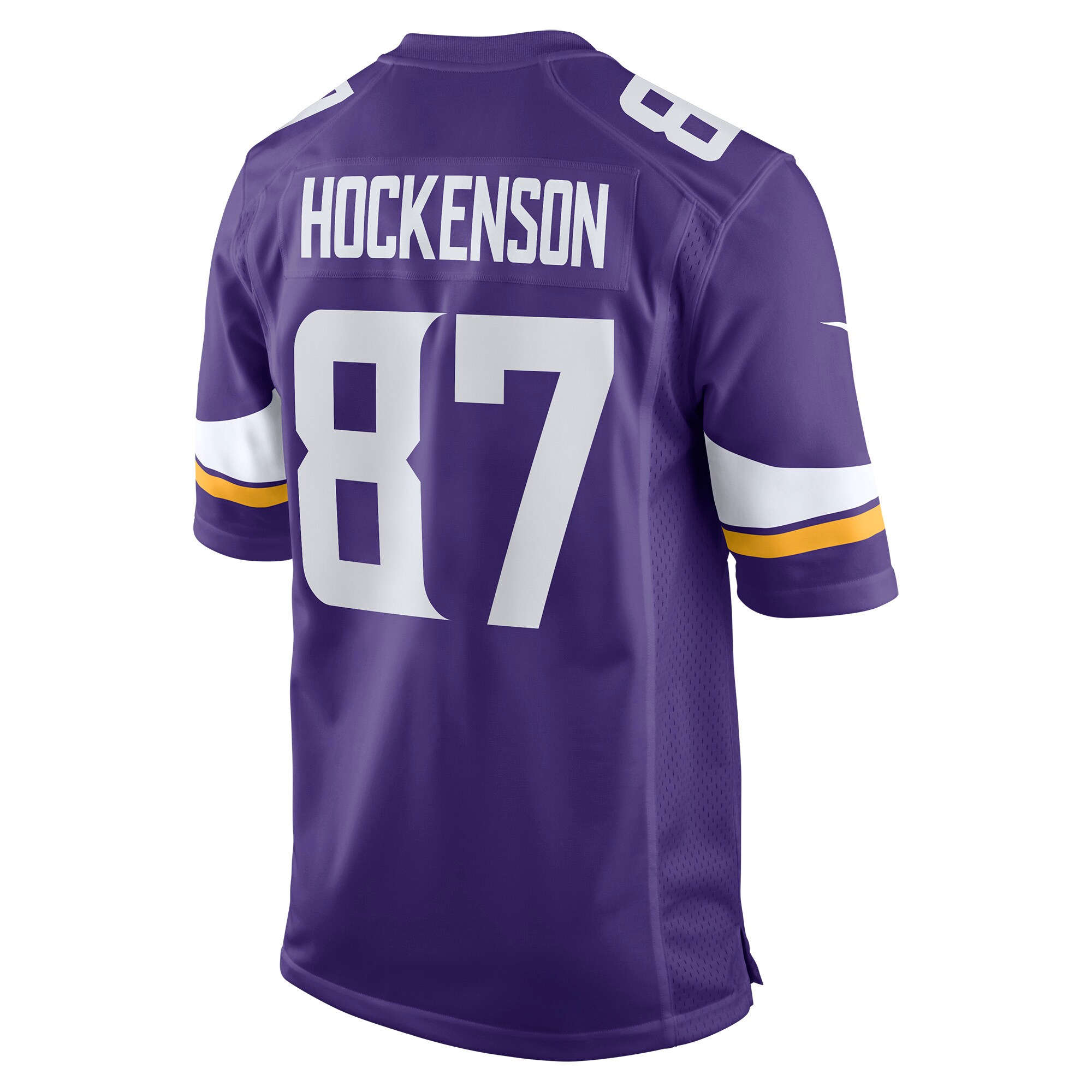T.J. Hockenson Minnesota VikingsGame Player Jersey - Purple