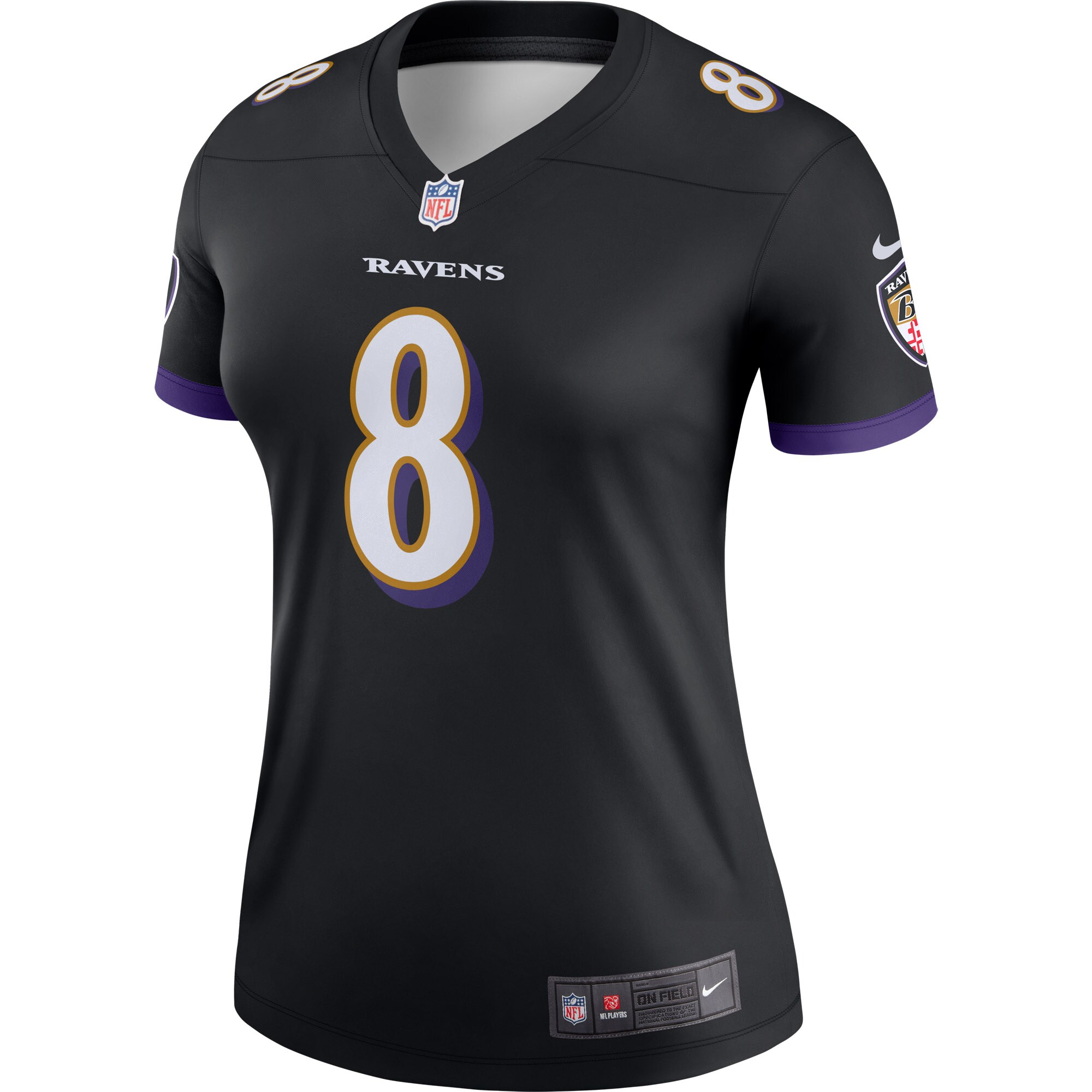 Lamar Jackson Baltimore Ravens Women's Legend Team Jersey - Black
