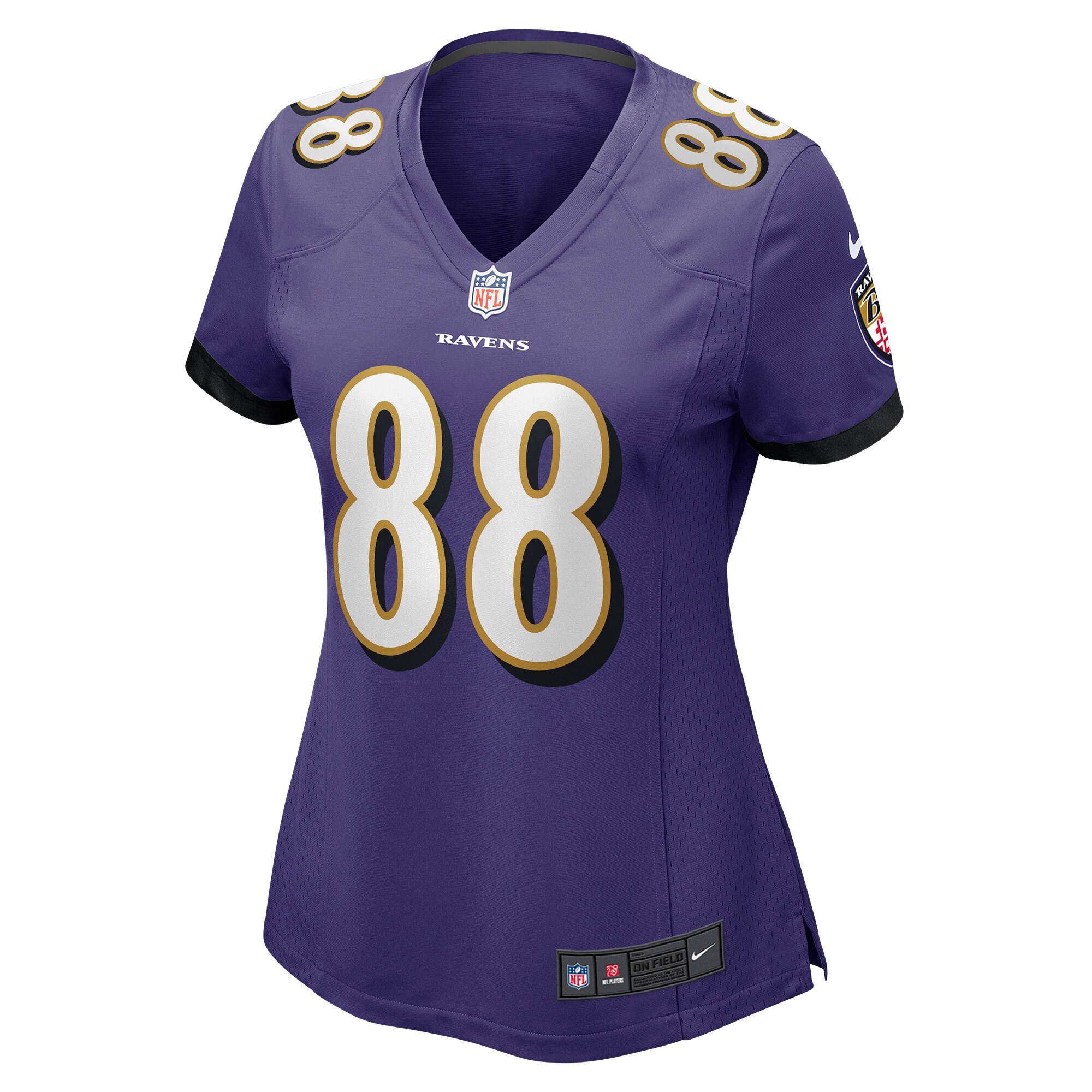 Charlie Kolar Baltimore Ravens Women's Player Game Jersey - Purple