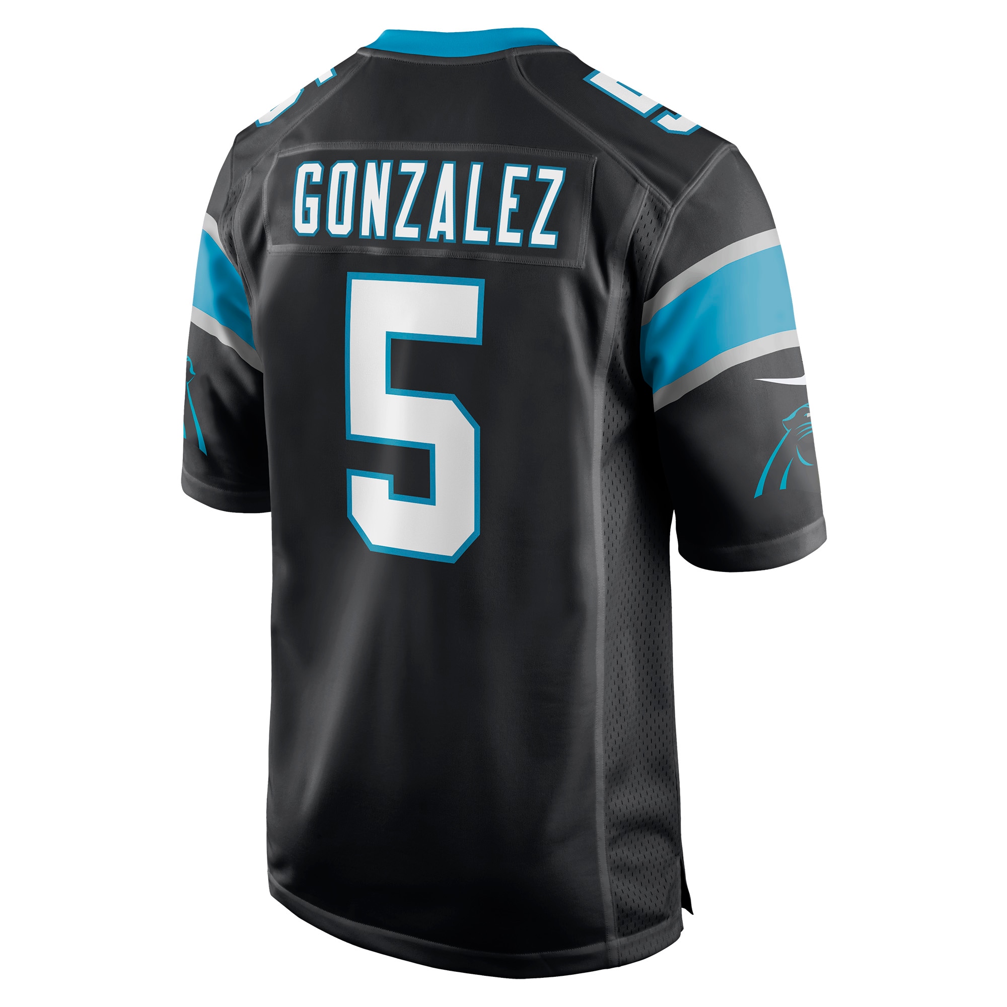 Zane Gonzalez Carolina PanthersGame Jersey - Black