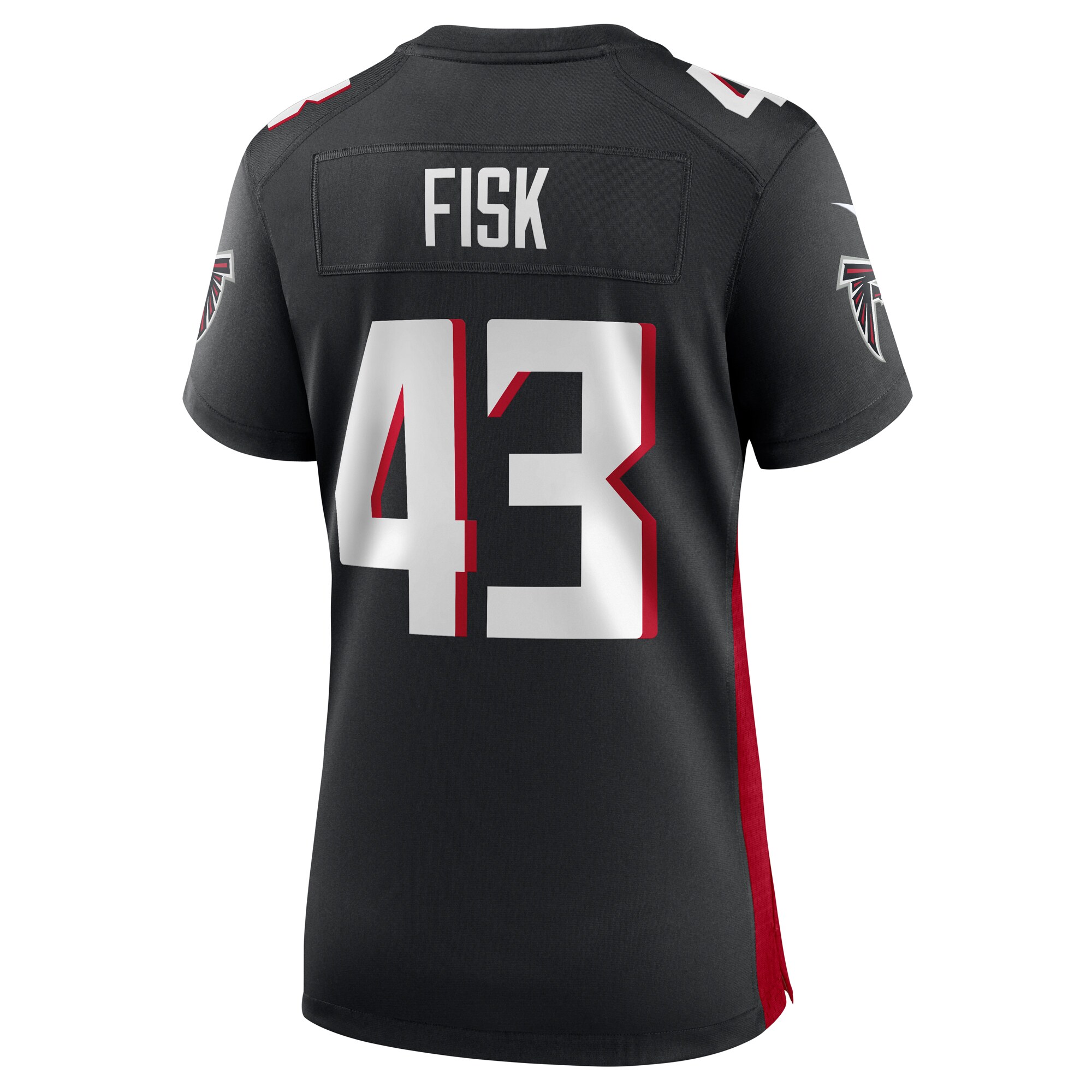 Tucker Fisk Atlanta Falcons Women's Player Game Jersey - Black