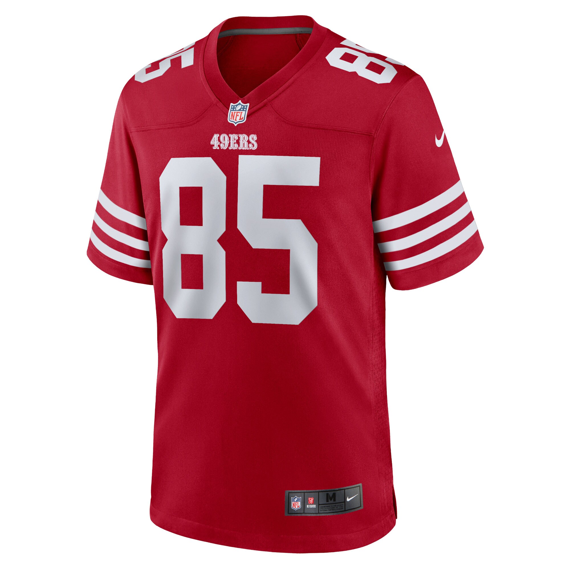 George Kittle San Francisco 49ersTeam Game Jersey - Scarlet