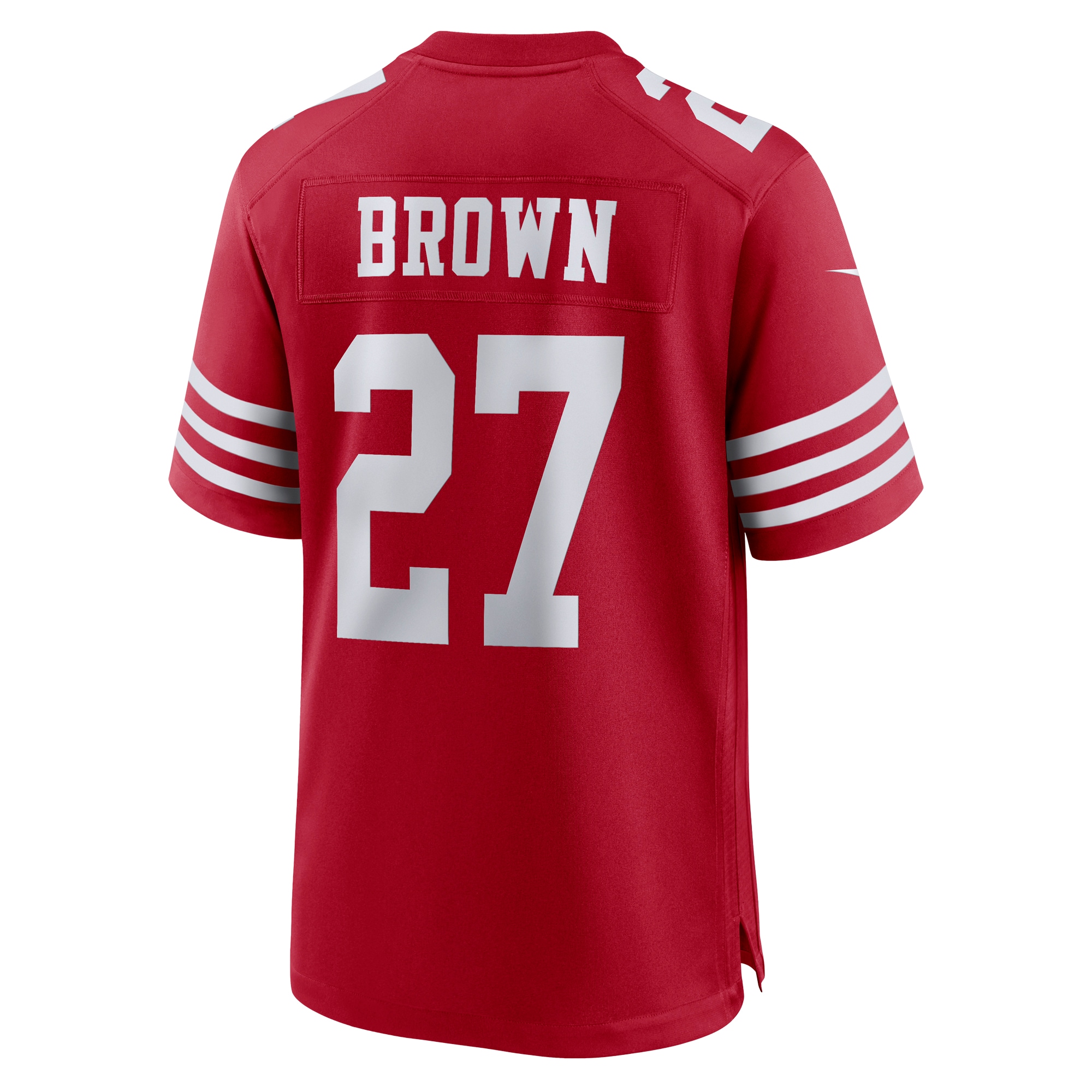 Ji'Ayir Brown San Francisco 49ersTeam Game Jersey - Scarlet