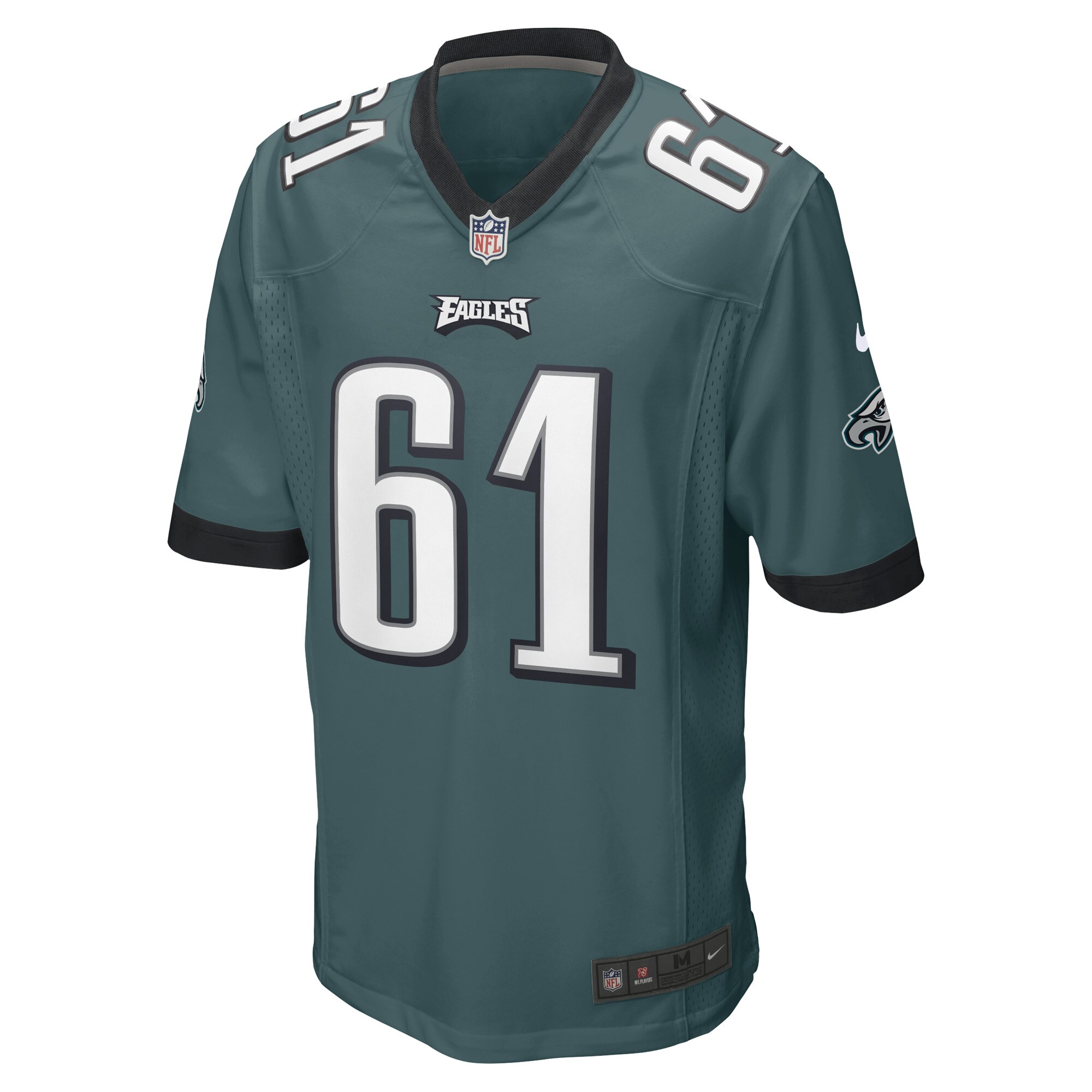 Josh Sills Philadelphia EaglesGame Player Jersey - Midnight Green