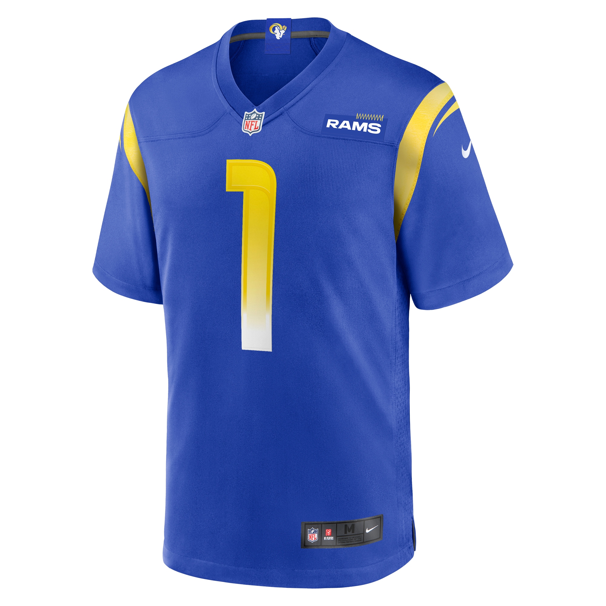 Number 1 Dad Los Angeles RamsGame Jersey - Royal