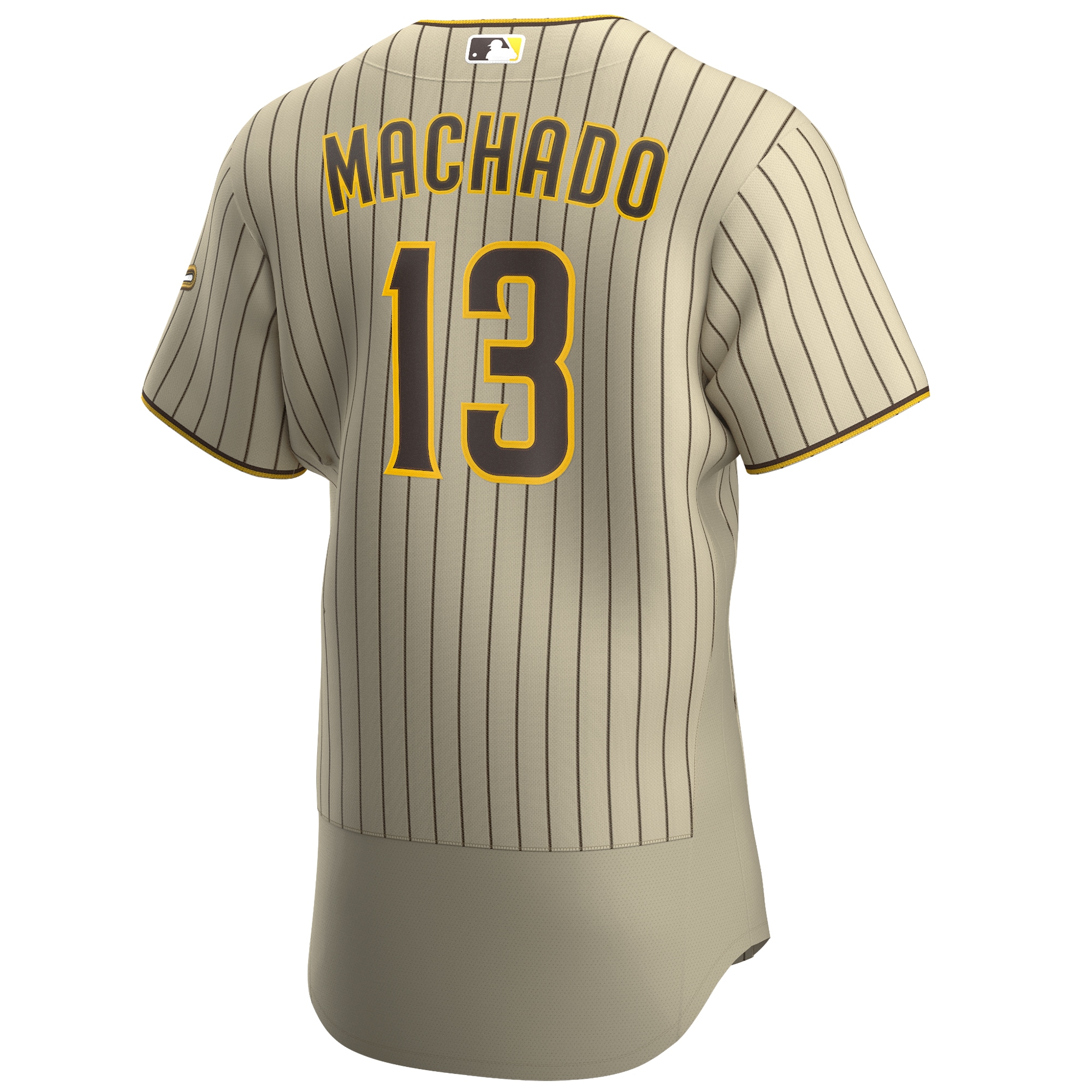 Manny Machado San Diego PadresAlternate Authentic Player Jersey - Tan/Brown