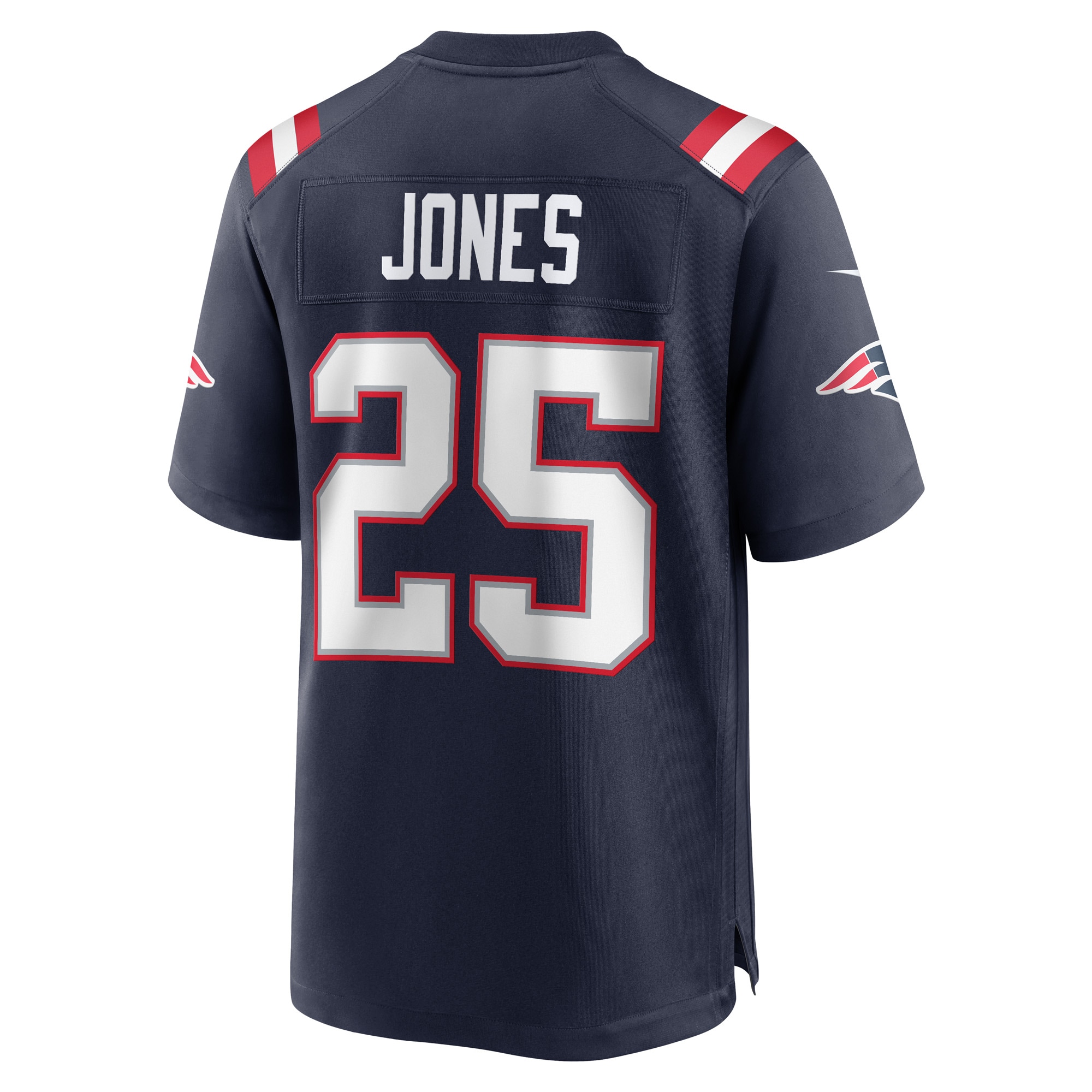 Marcus Jones New England PatriotsGame Player Jersey - Navy