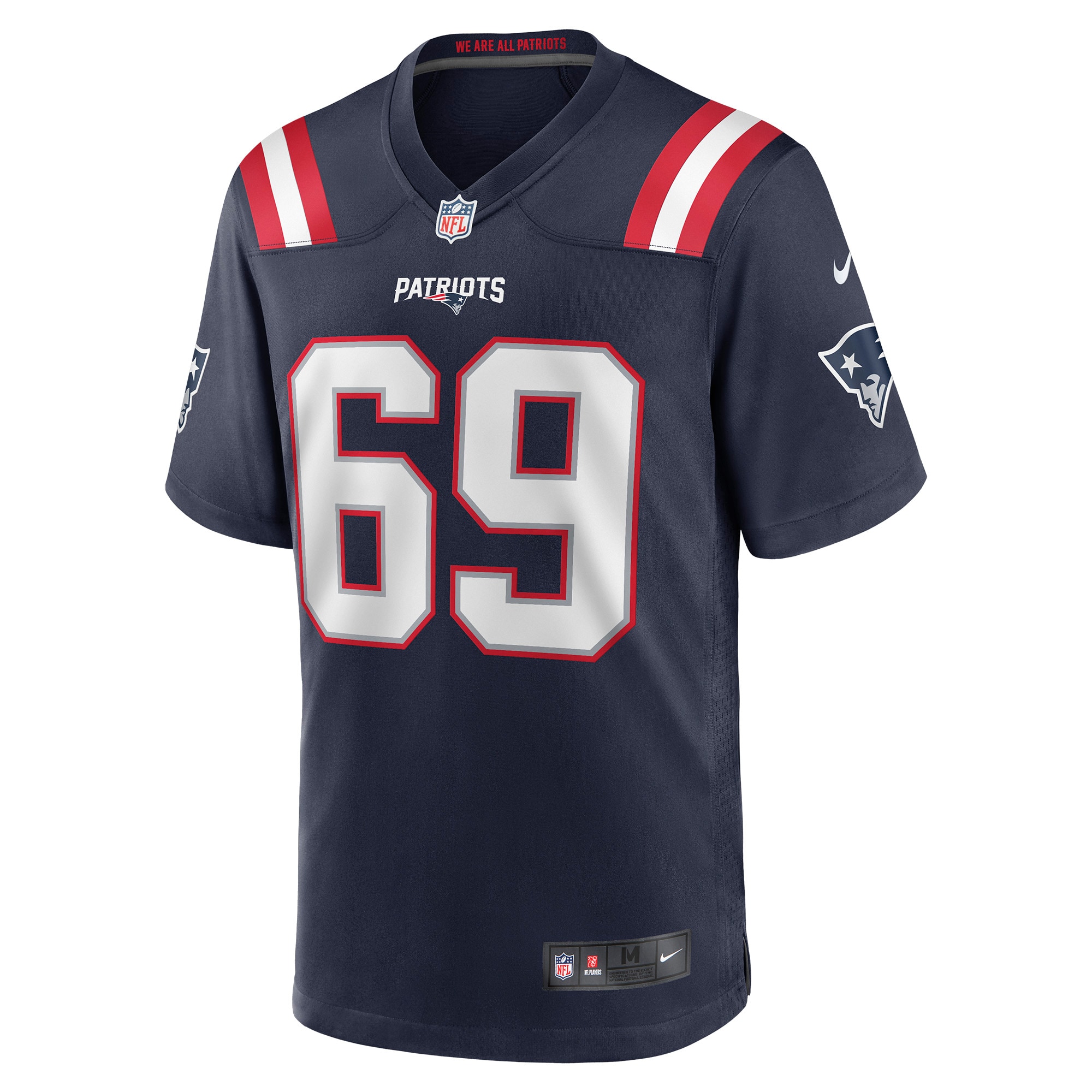 Cole Strange New England PatriotsPlayer Game Jersey - Navy