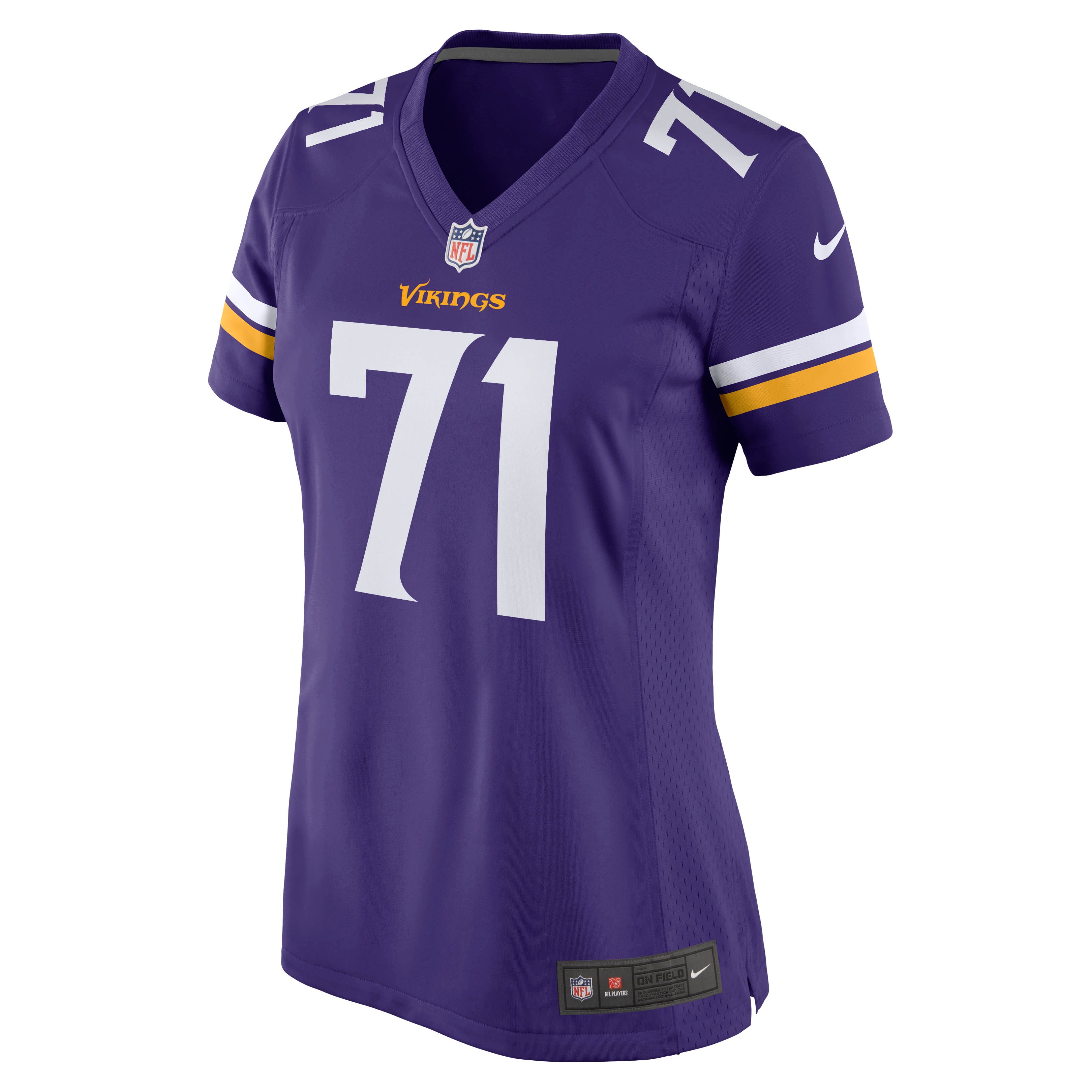 Christian Darrisaw Minnesota Vikings Women's Game Jersey - Purple