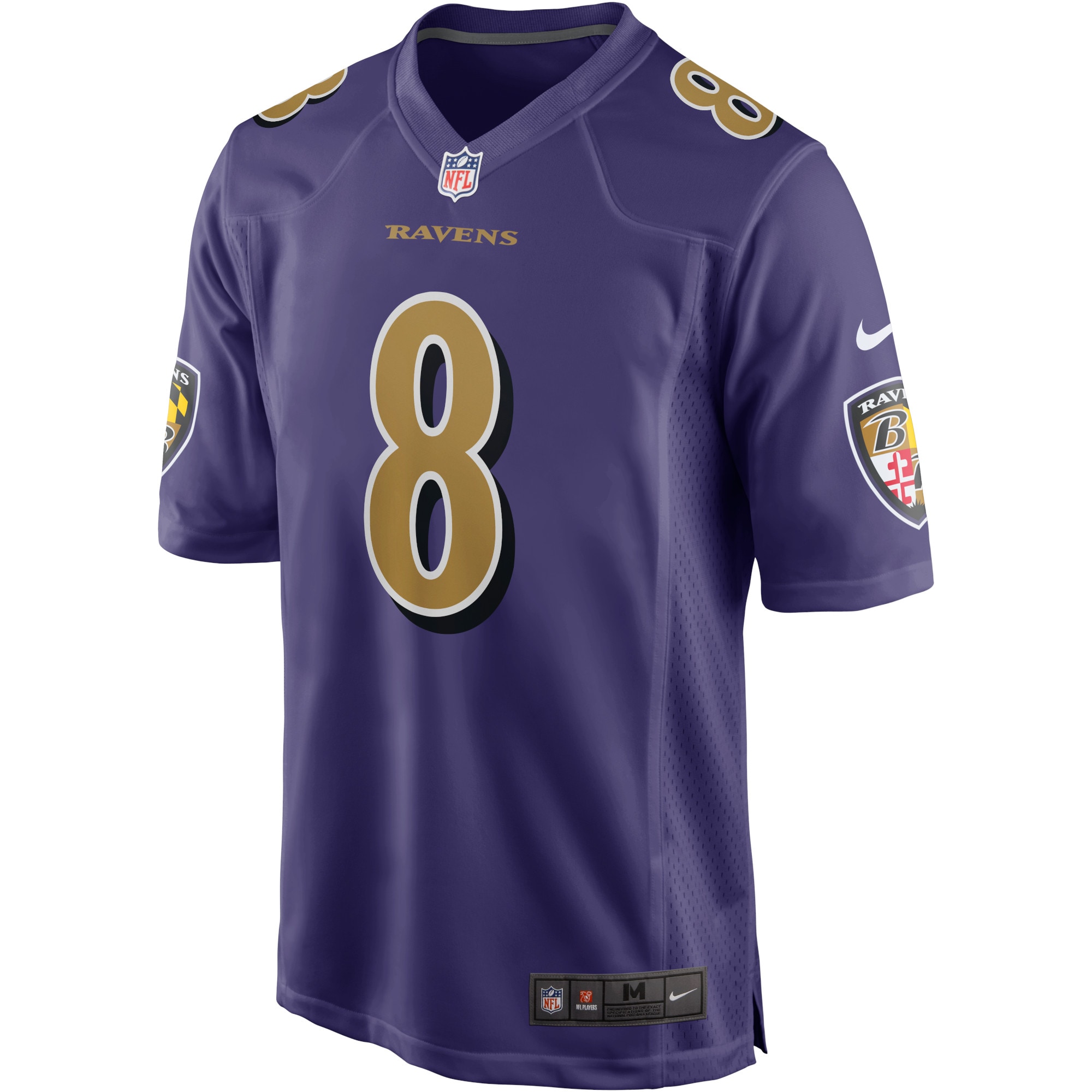 Lamar Jackson Baltimore RavensAlternate Game Jersey - Purple