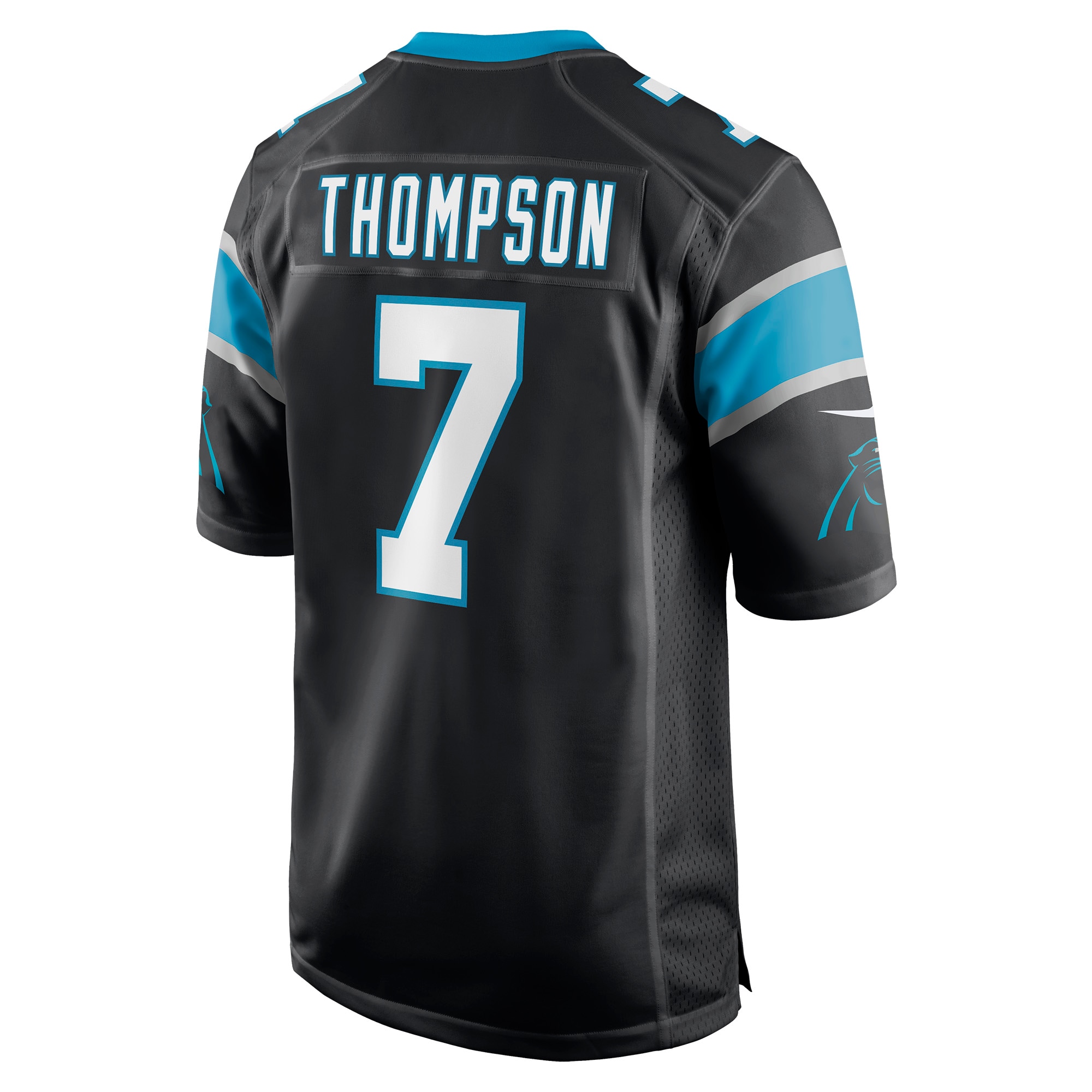 Shaq Thompson Carolina PanthersPlayer Game Jersey - Black
