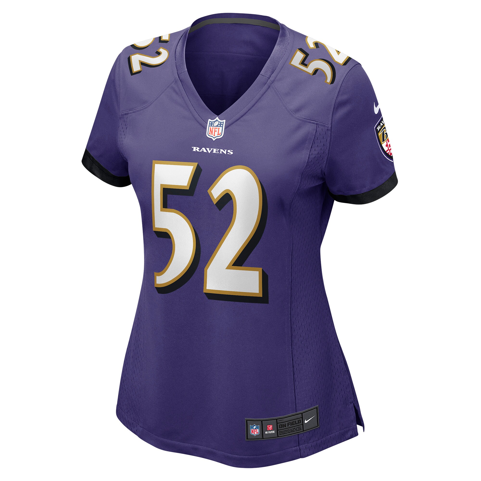 Ray Lewis Baltimore Ravens Women's Game Jersey - Purple