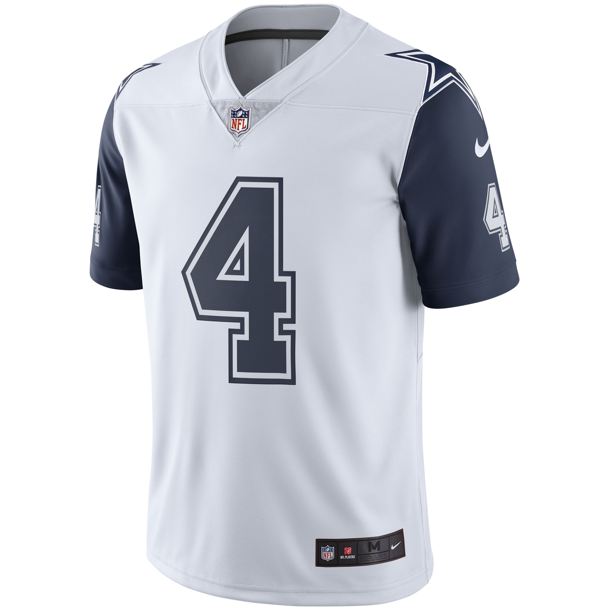 Dak PrescottDallas Cowboys Color Rush Vapor Limited Jersey - White