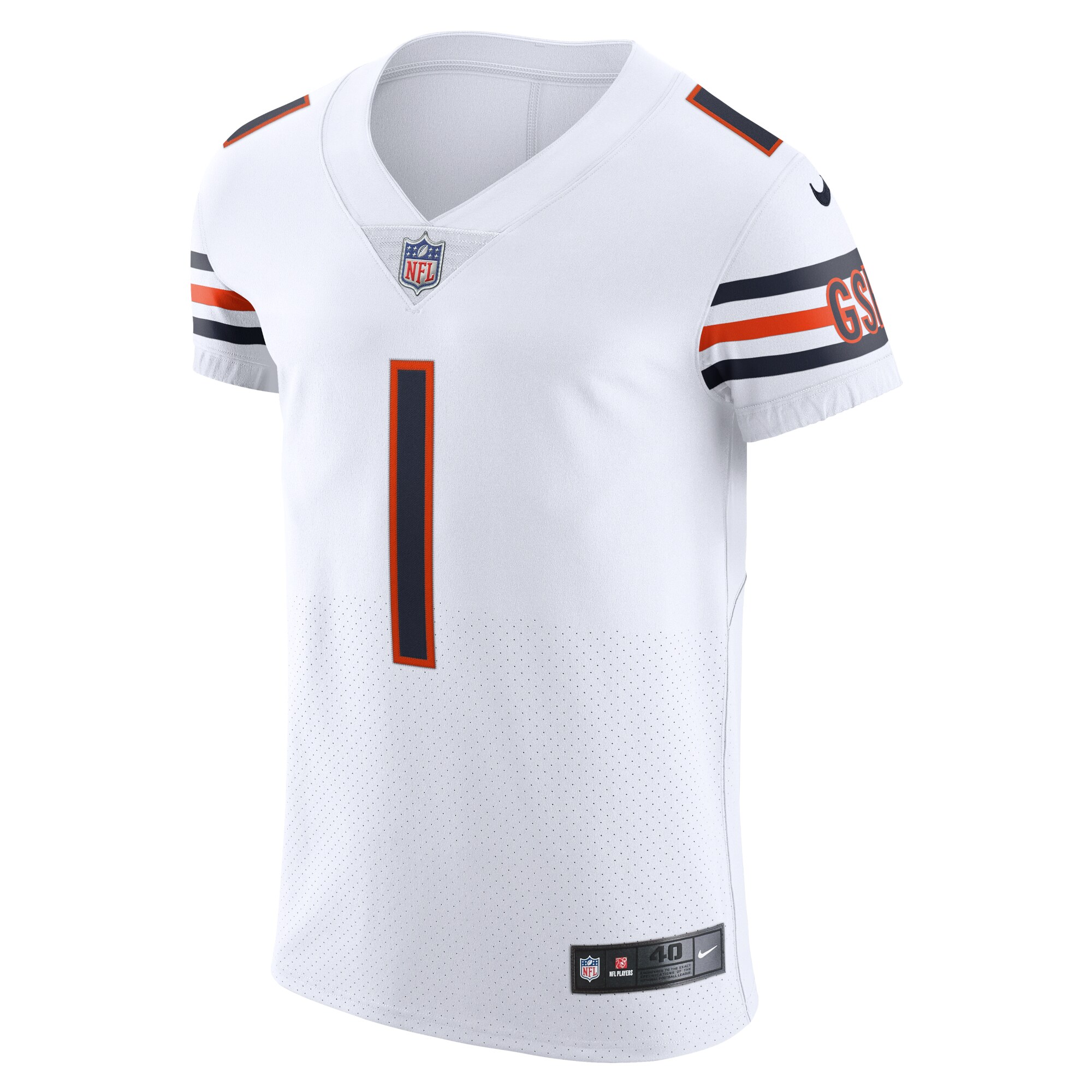 Justin Fields Chicago BearsVapor Elite Jersey - White