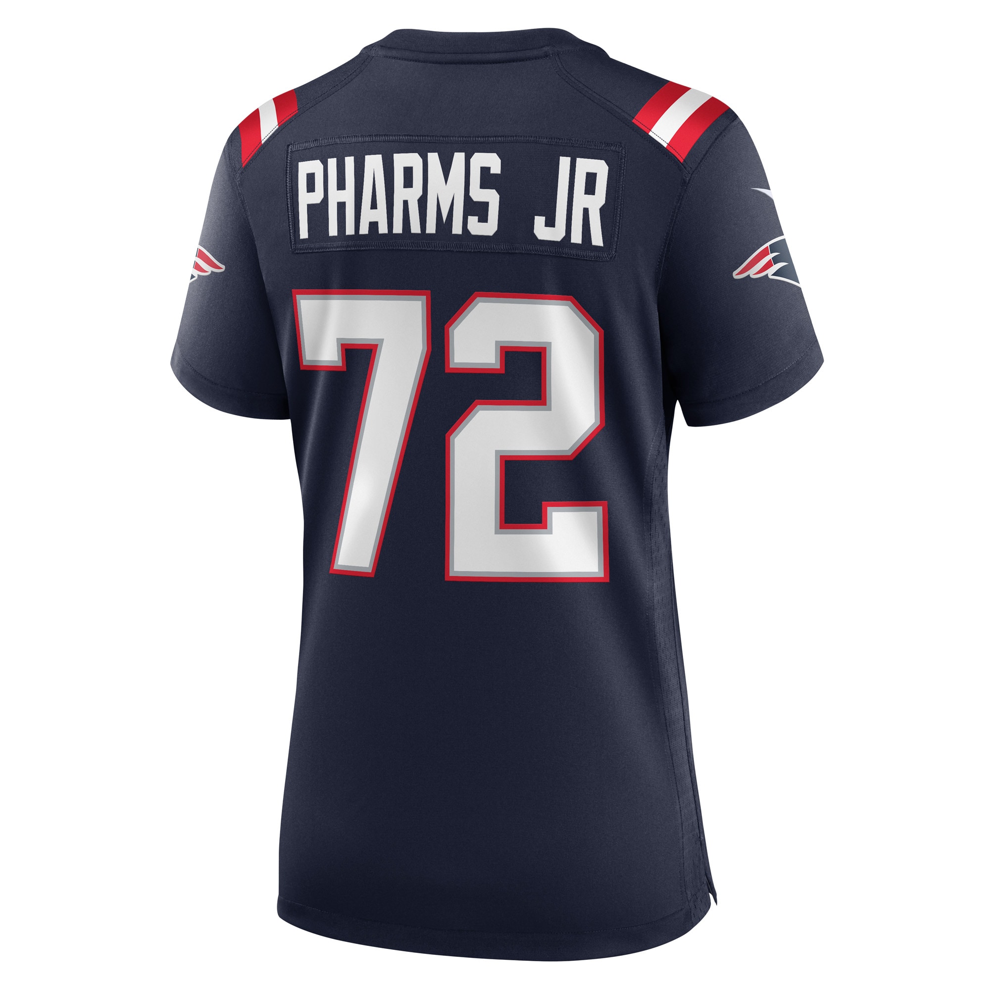 Jeremiah Pharms Jr. New England Patriots Women's Game Player Jersey - Navy