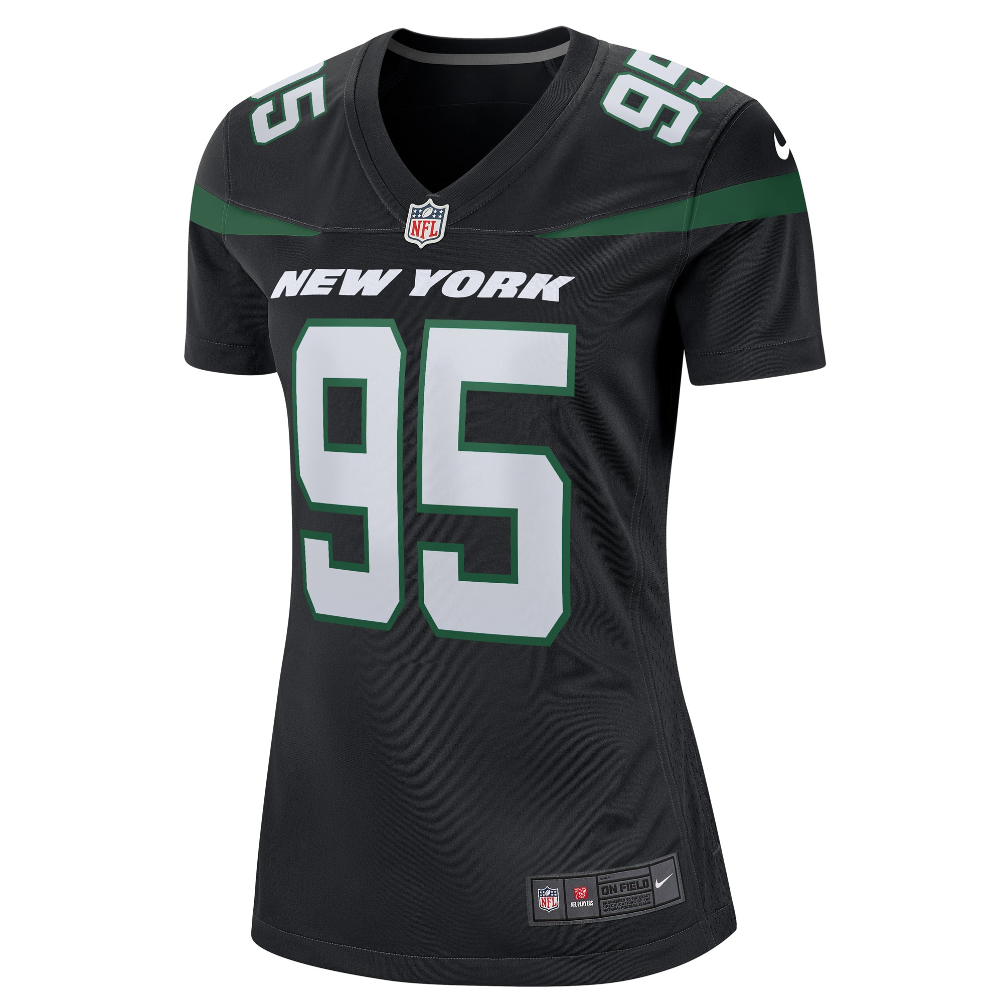 Quinnen Williams New York Jets Women's Alternate Game Player Jersey - Stealth Black